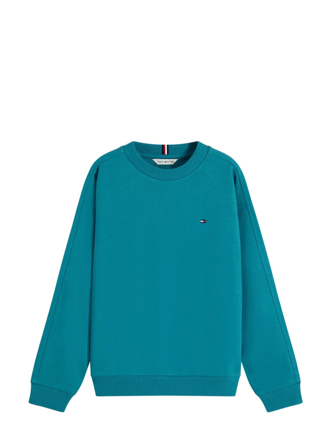 Tommy Hilfiger TEAM TOMMY SWEATSHIRT - Sweatshirts & Huvtröjor - PLATINUM TEAL / blue