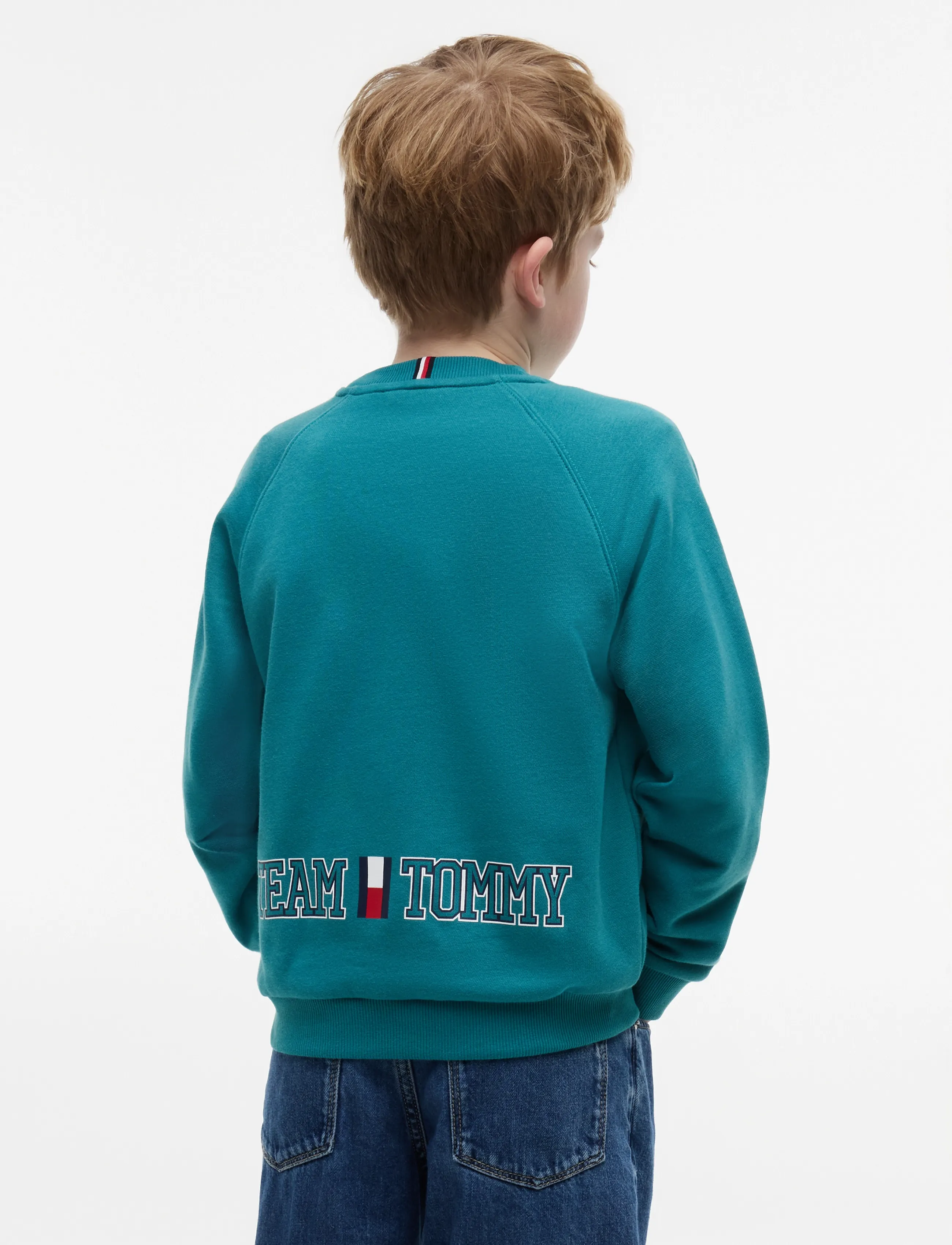 Tommy Hilfiger - TEAM TOMMY SWEATSHIRT - platinum teal - 2