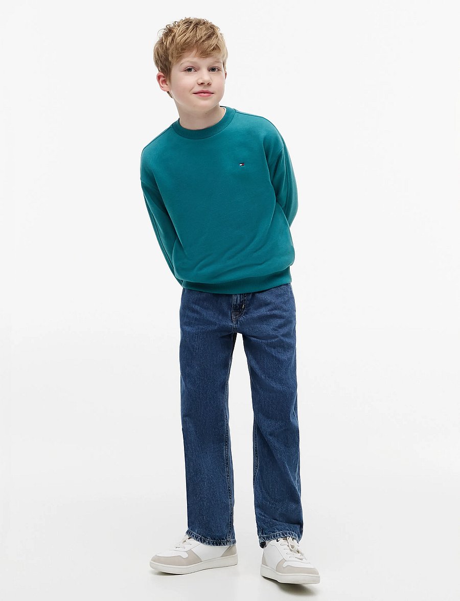 Tommy Hilfiger - TEAM TOMMY SWEATSHIRT - platinum teal - 4