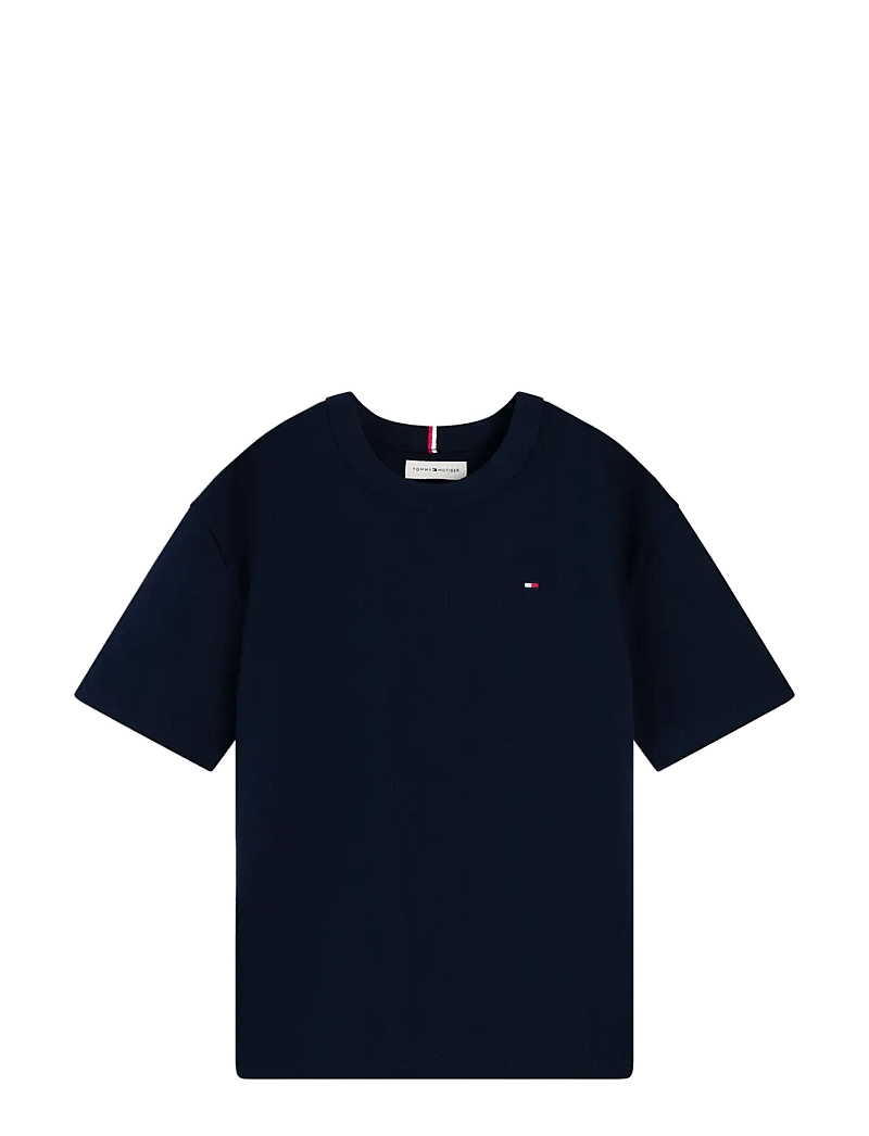Tommy Hilfiger - SCRIPT GRAPHIC T-SHIRT SS - kortærmede t-shirts - dark night navy - 1