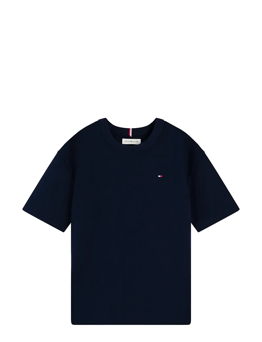 Tommy Hilfiger - SCRIPT GRAPHIC T-SHIRT SS - kortärmade t-shirts - dark night navy - 1