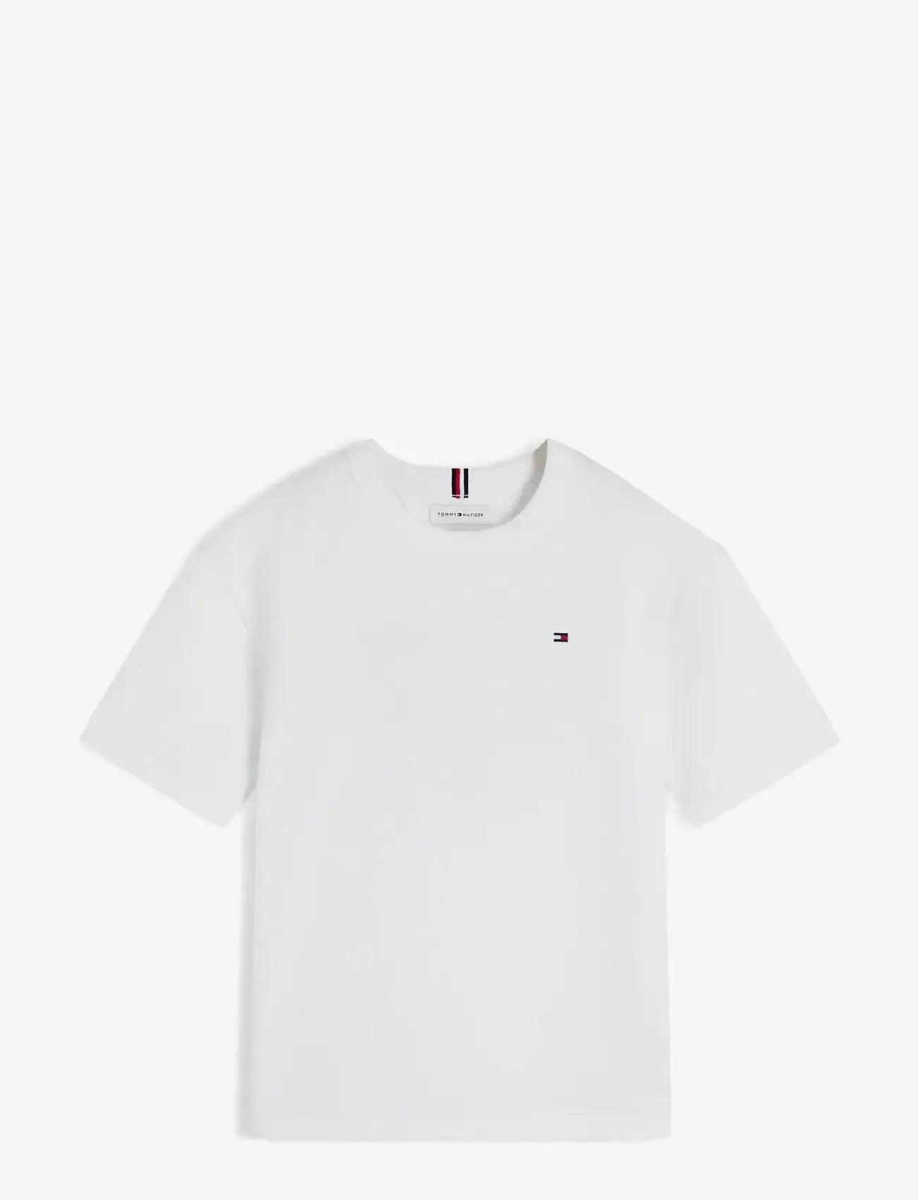 Tommy Hilfiger - SCRIPT GRAPHIC T-SHIRT SS - kortærmede t-shirts - white - 1