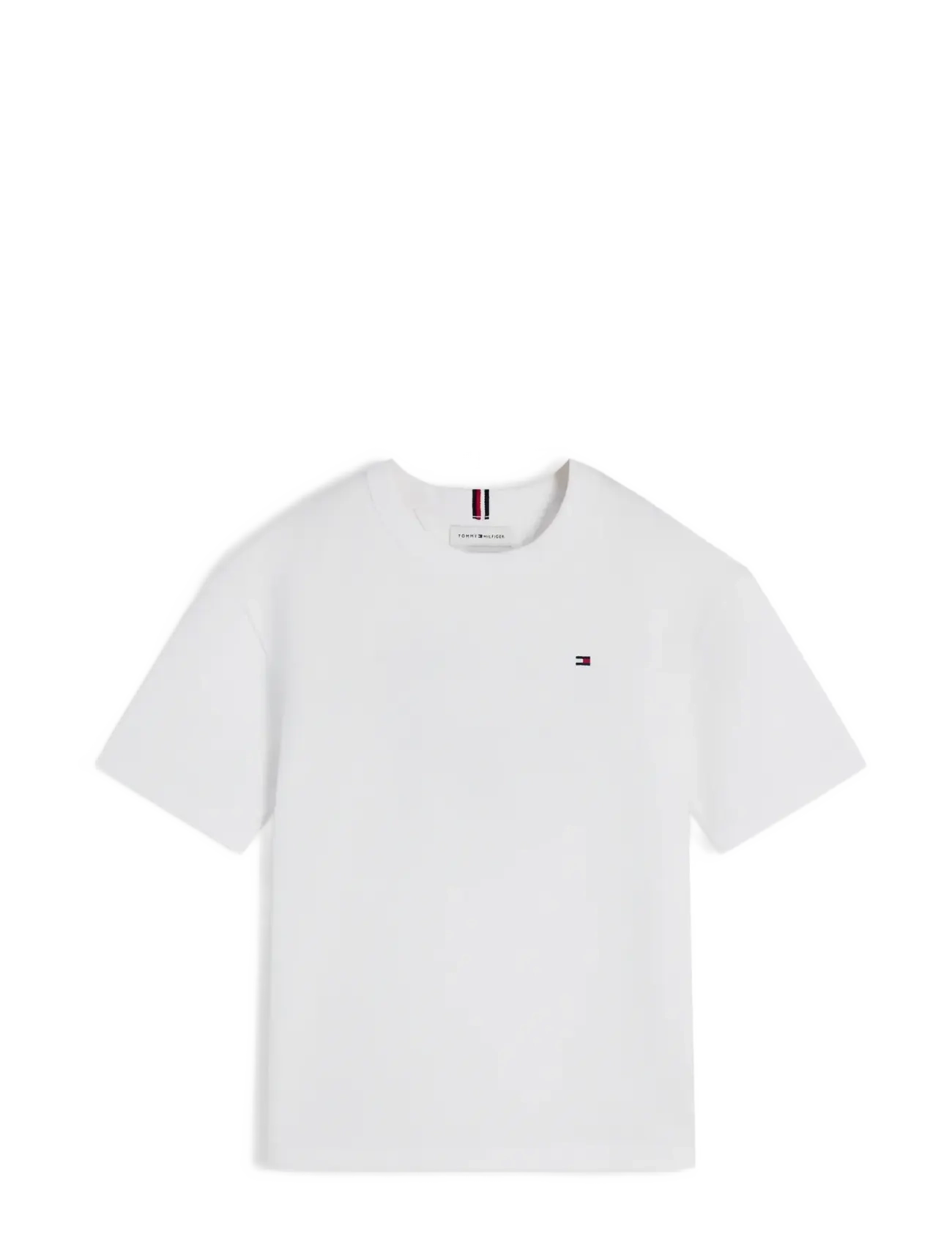 Tommy Hilfiger SCRIPT GRAPHIC T-SHIRT SS - Topid ja T-särgid - WHITE / white