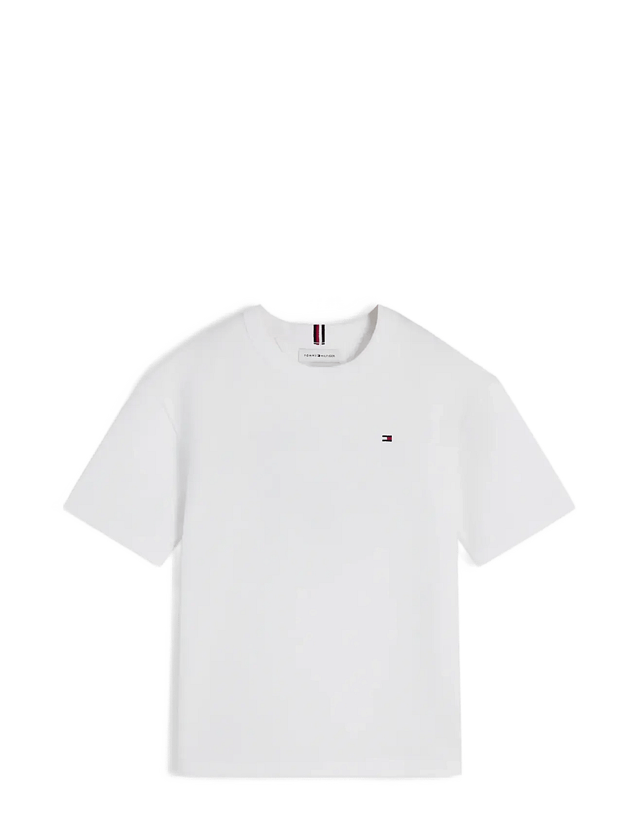 Tommy Hilfiger - SCRIPT GRAPHIC T-SHIRT SS - short-sleeved t-shirts - white - 1