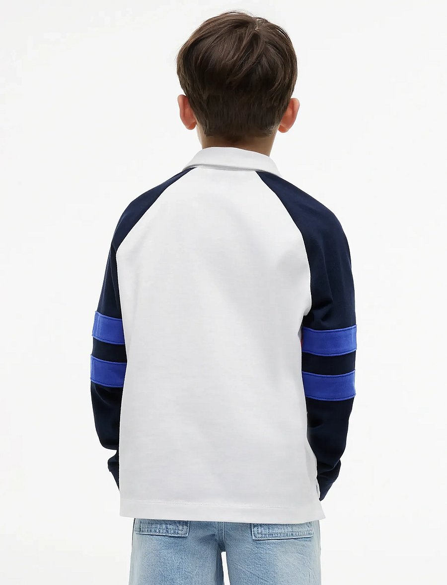 Tommy Hilfiger - COLOURBLOCK POLO SWEATSHIRT - sweatshirts - white - 2