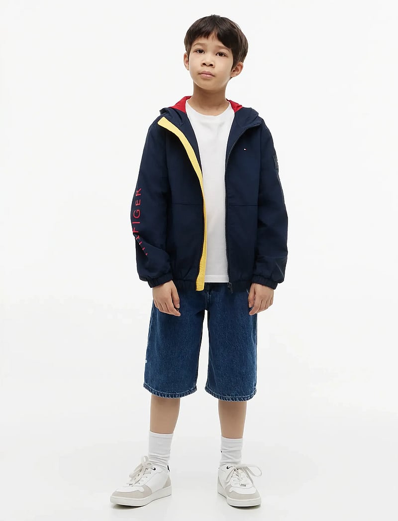 Tommy Hilfiger - WINDBREAKER GRAPHIC JACKET - vindjakker - dark night navy - 4