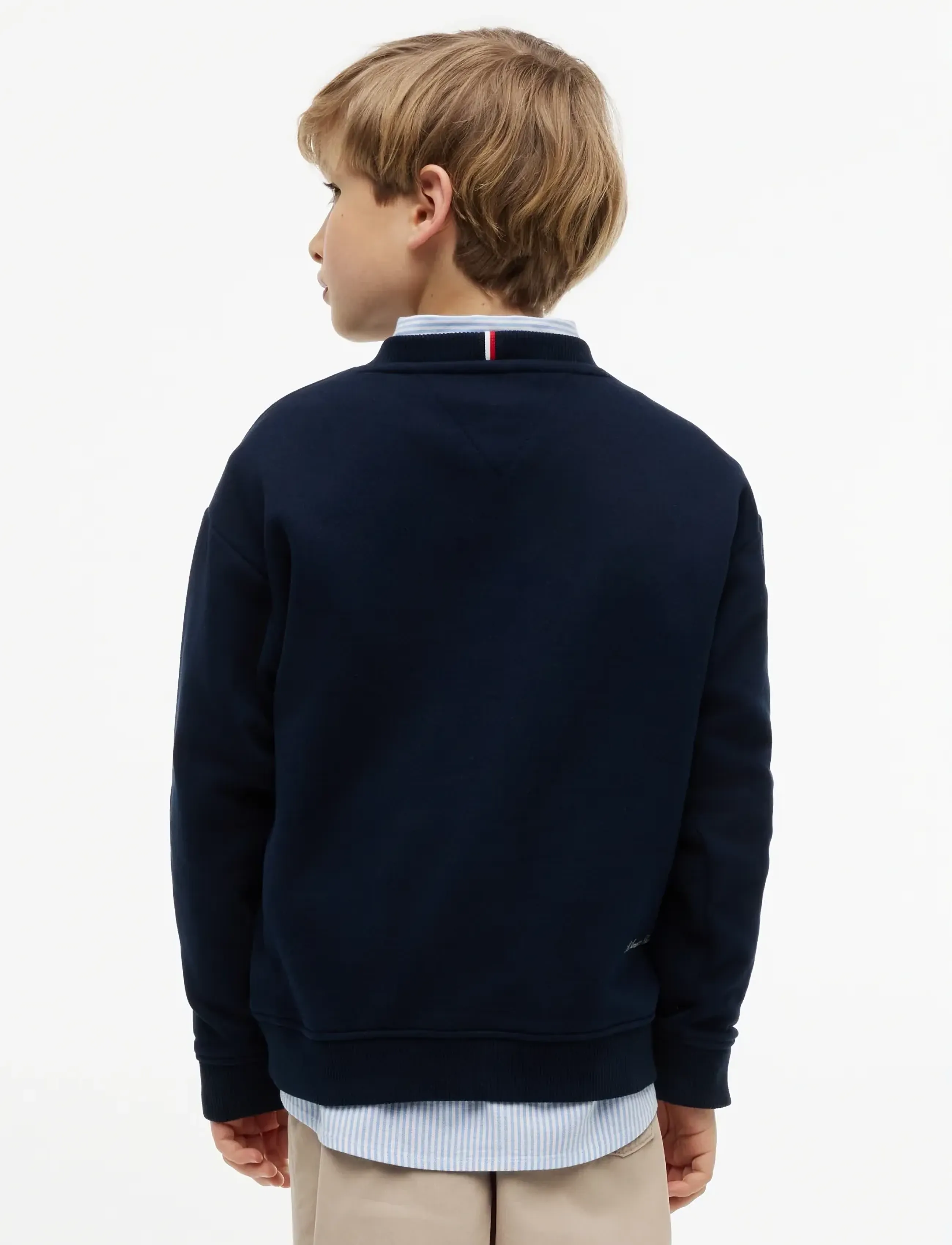 Tommy Hilfiger - OUTLINE FLAG GRAPHIC SWEATSHIRT - sweatshirts - dark night navy - 2