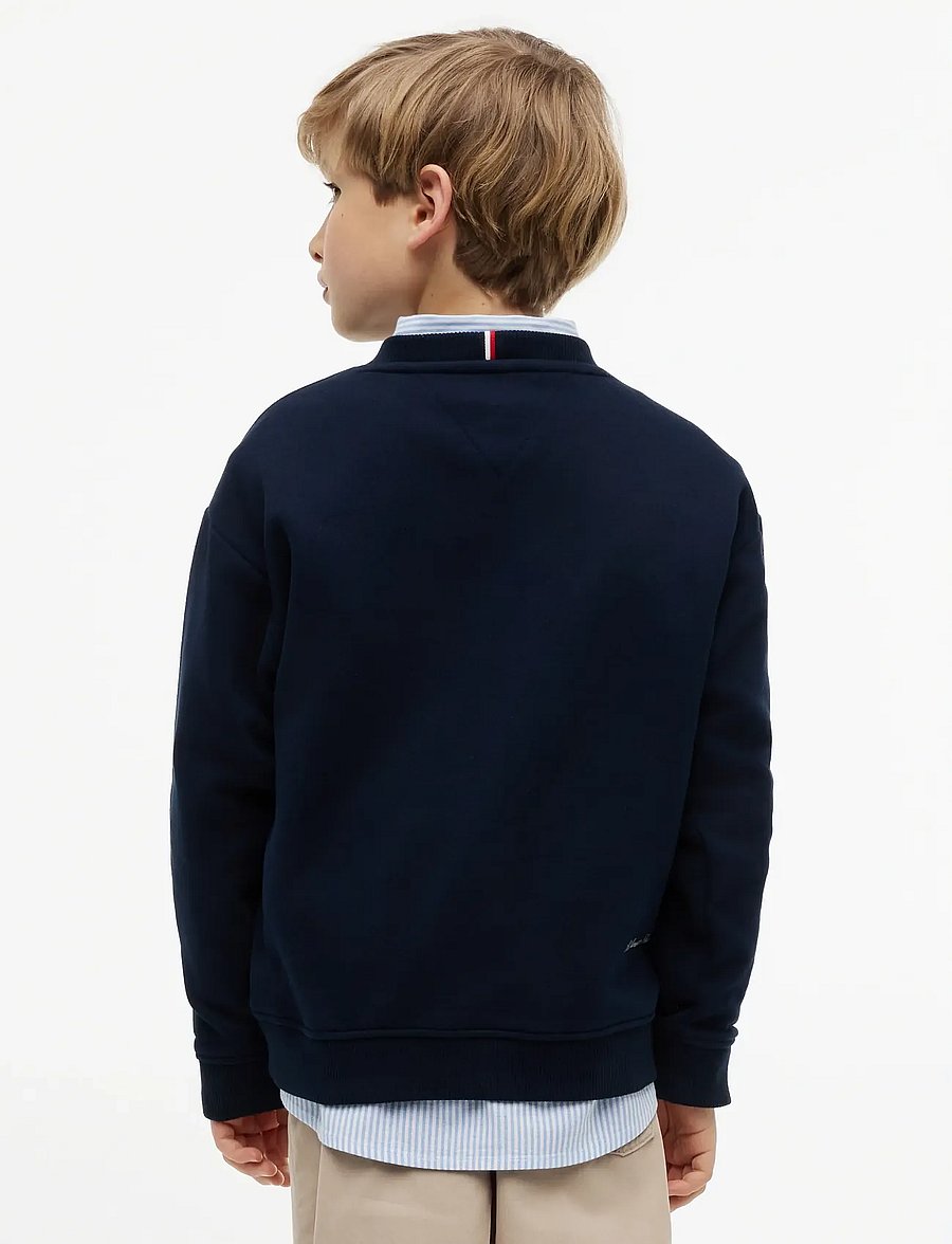 Tommy Hilfiger - OUTLINE FLAG GRAPHIC SWEATSHIRT - sweatshirts - dark night navy - 2