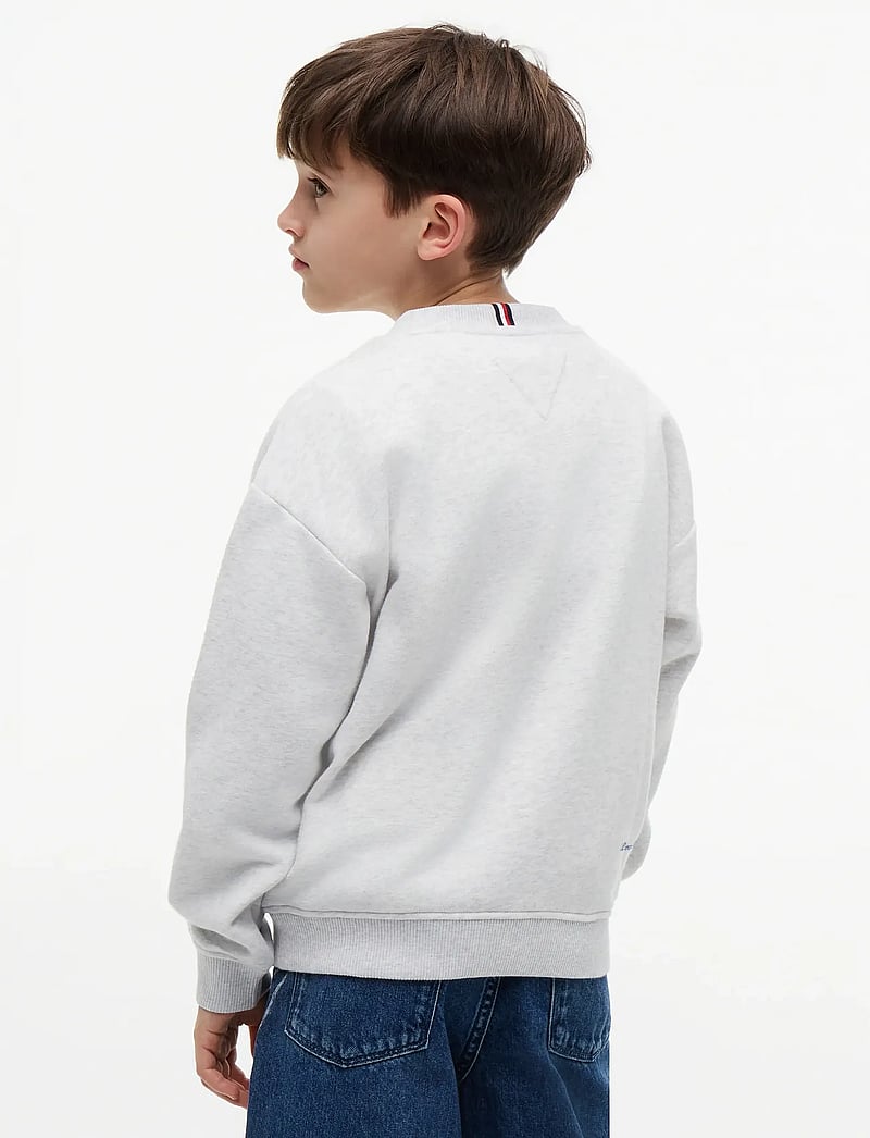 Tommy Hilfiger - OUTLINE FLAG GRAPHIC SWEATSHIRT - sweatshirts - light grey heather - 2