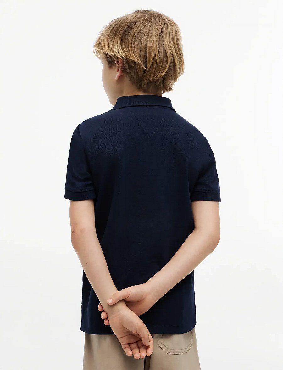Tommy Hilfiger - FLAG OUTLINE POLO SS - kortærmede poloer - dark night navy - 2