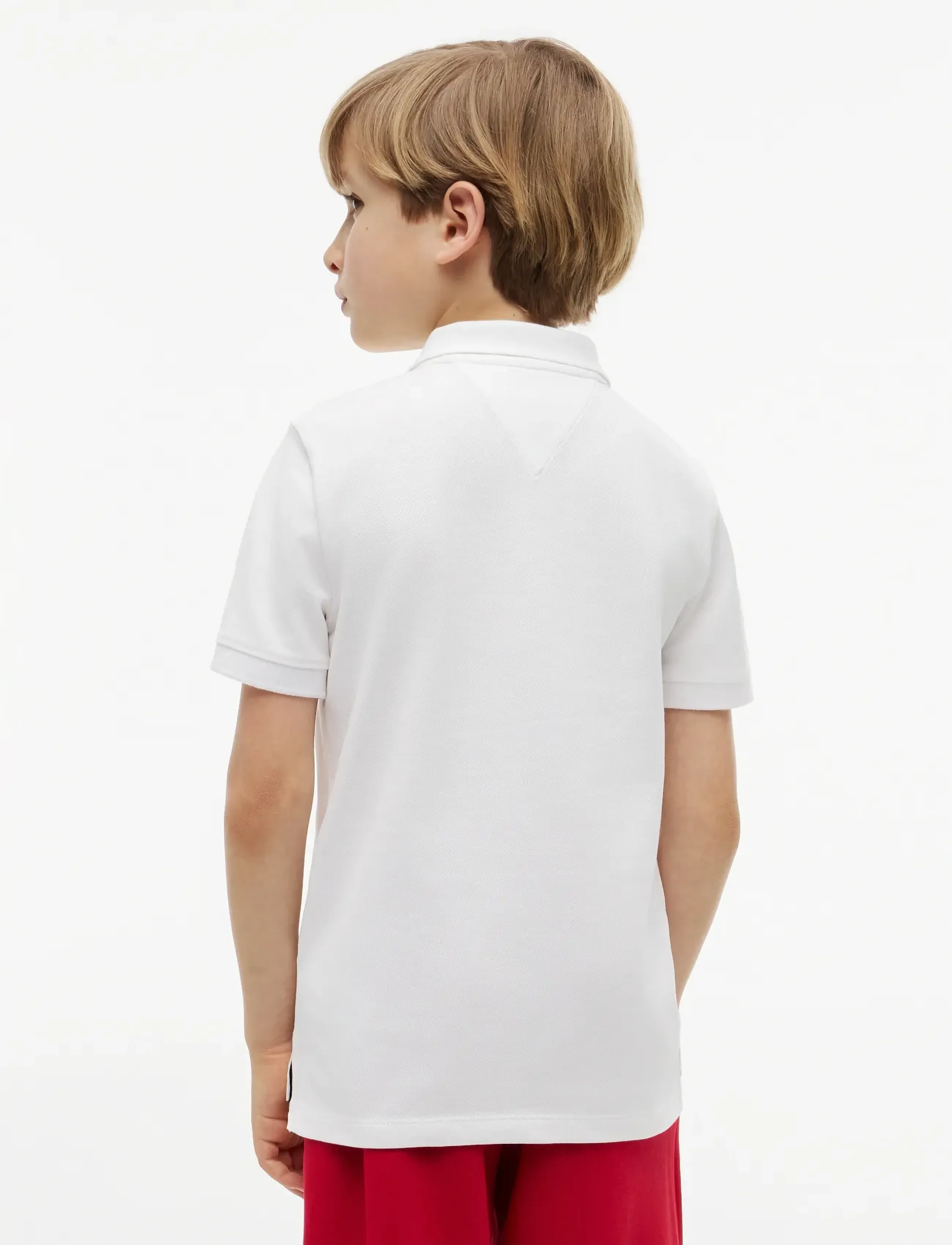 Tommy Hilfiger - FLAG OUTLINE POLO SS - kortærmede poloer - white - 2