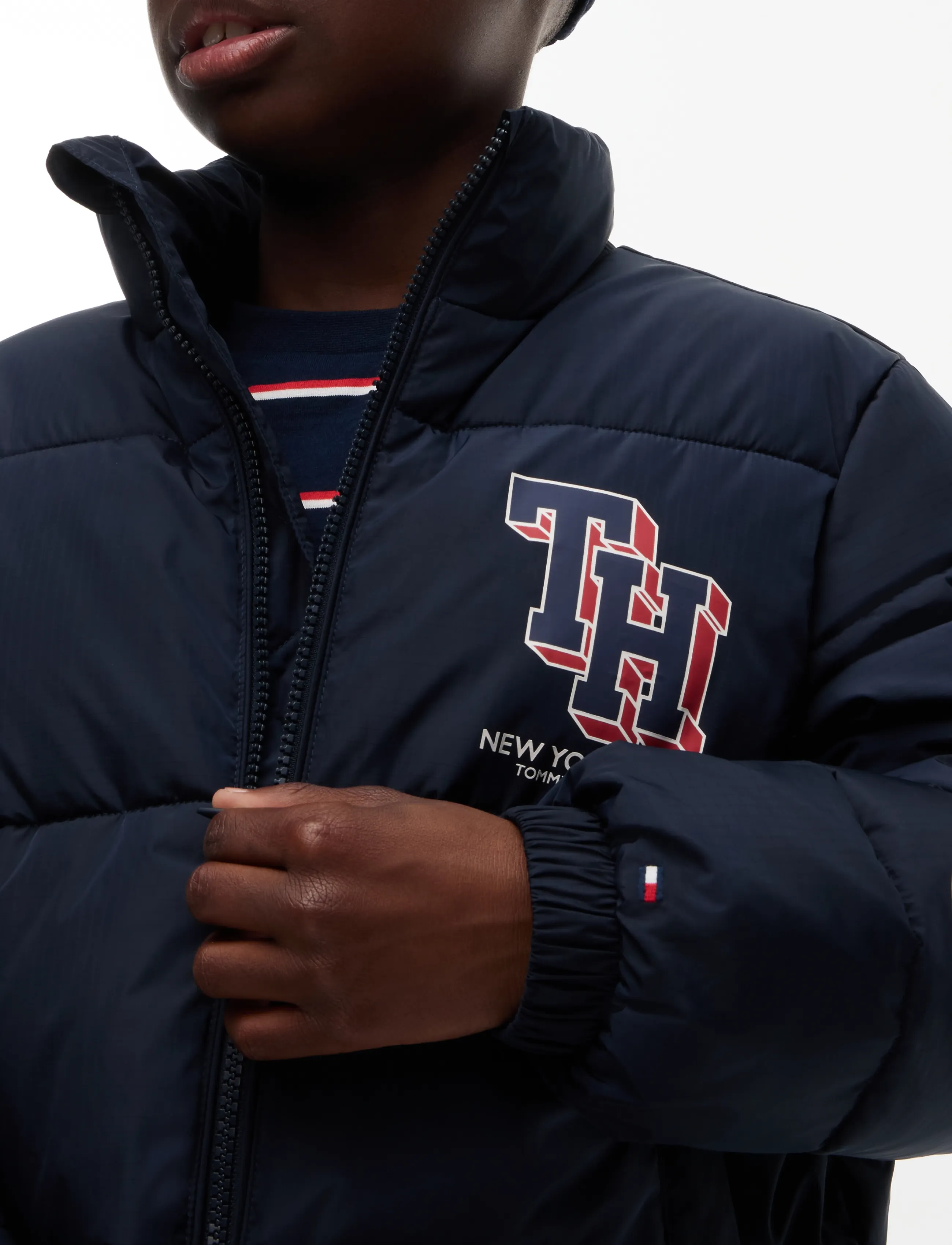 Tommy Hilfiger - HILFIGER PUFFER - dark blue - 5