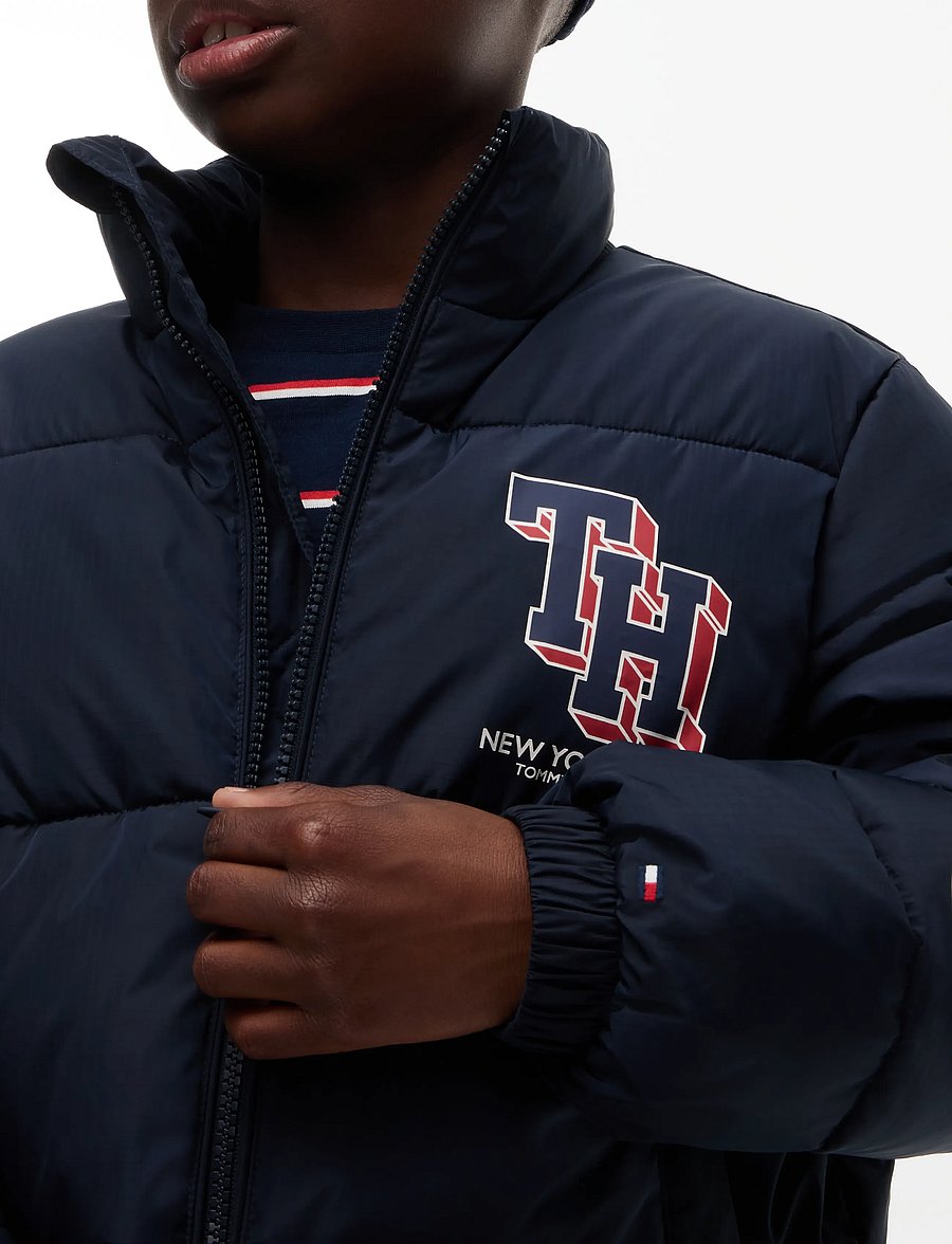 Tommy Hilfiger - HILFIGER PUFFER - dark blue - 5