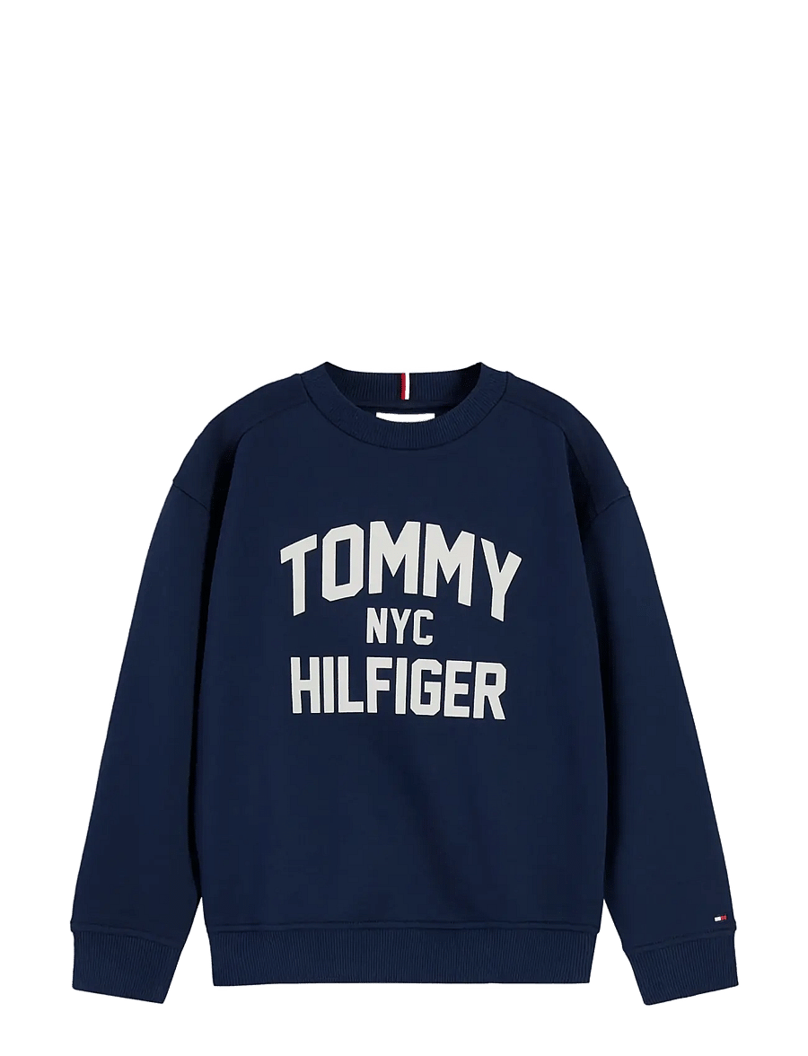 Tommy Hilfiger - BRAND LOVE CREW - sweatshirts - dark blue - 1