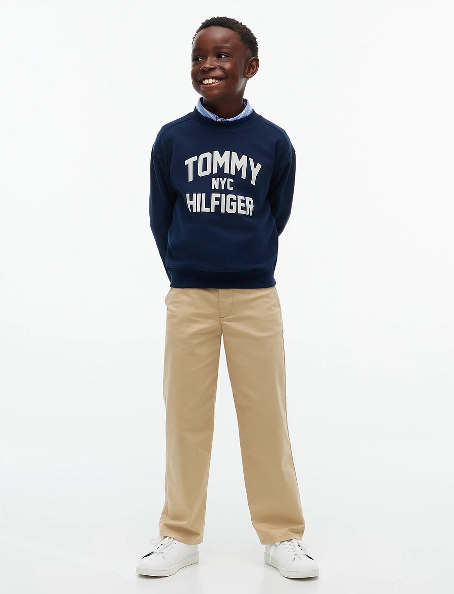Tommy Hilfiger - BRAND LOVE CREW - sweatshirts - dark blue - 4