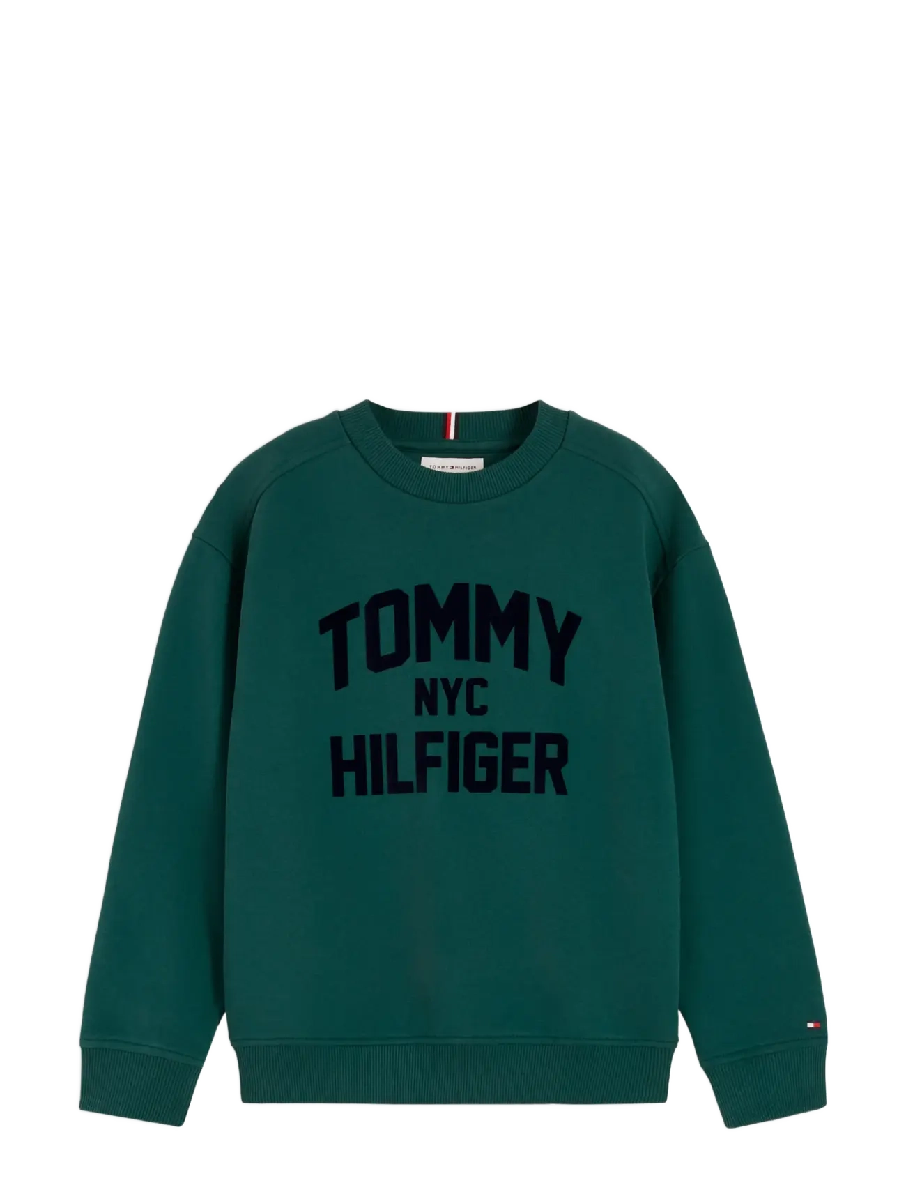 Tommy Hilfiger BRAND LOVE CREW - Sweatshirts - RURAL GREEN / green