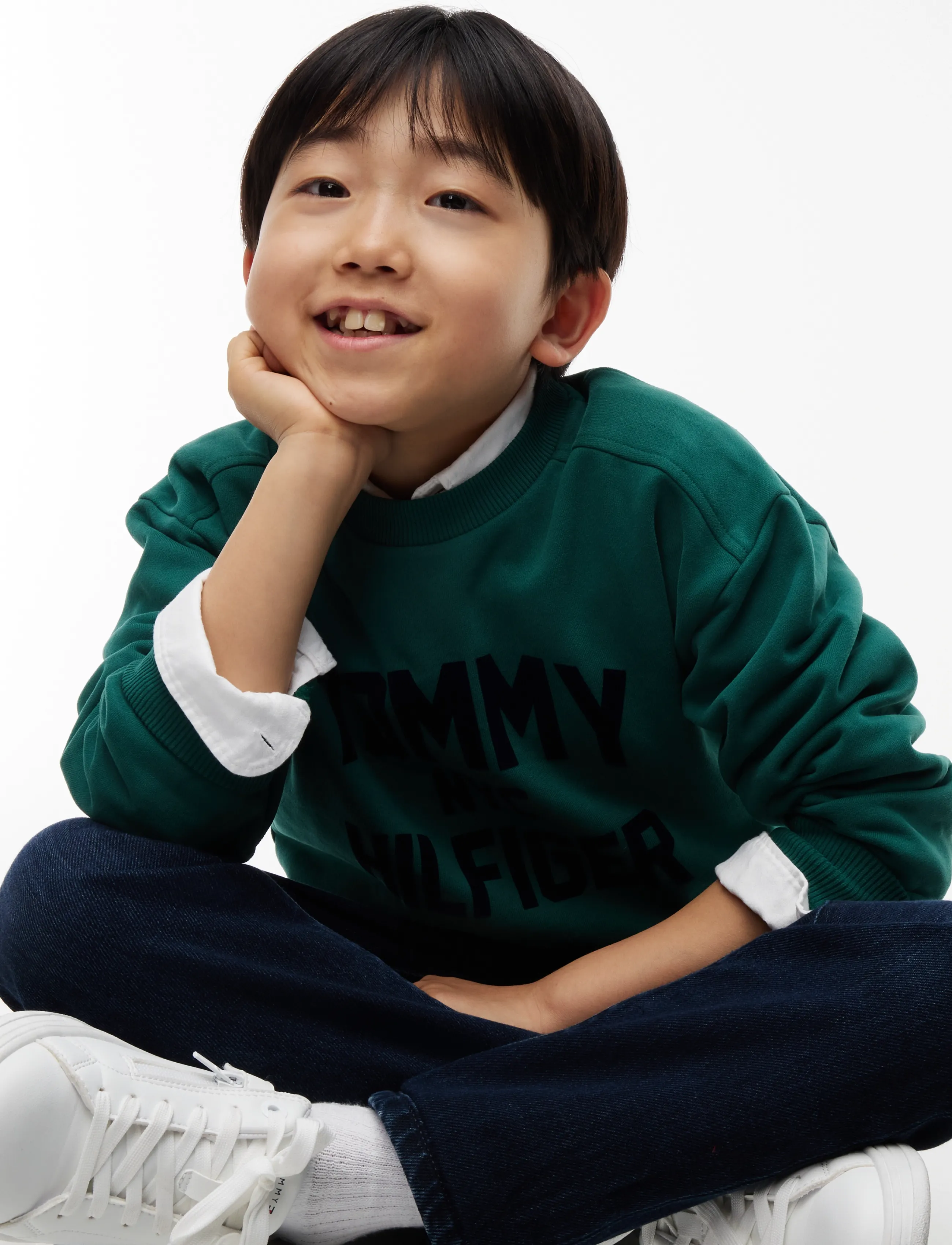 Tommy Hilfiger - BRAND LOVE CREW - rural green - 3
