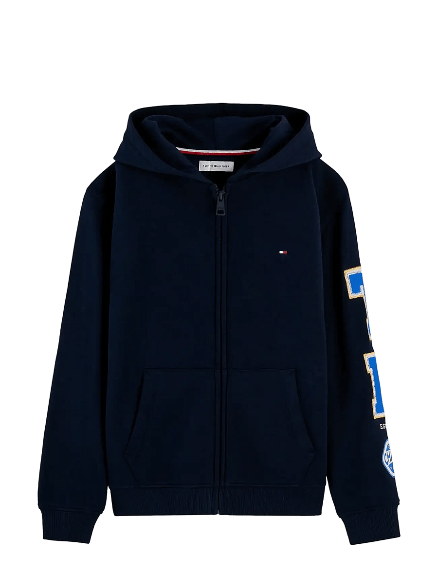 Tommy Hilfiger - BRAND LOVE FZ HOODIE - kapuzenpullover - dark blue - 1