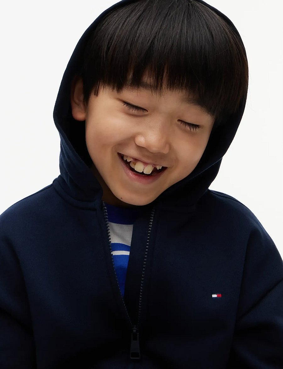 Tommy Hilfiger - BRAND LOVE FZ HOODIE - kapuzenpullover - dark blue - 3