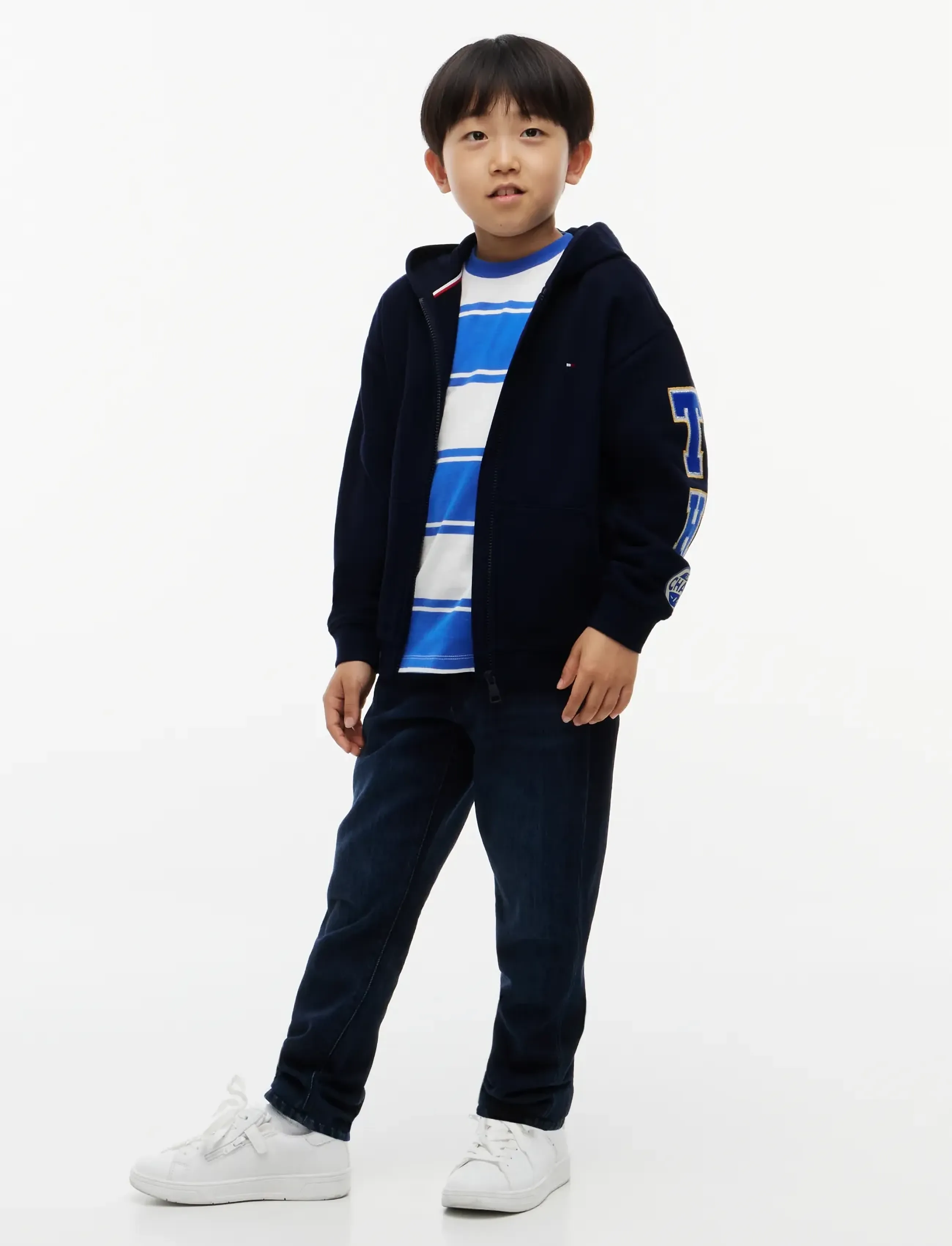 Tommy Hilfiger - BRAND LOVE FZ HOODIE - kapuzenpullover - dark blue - 4