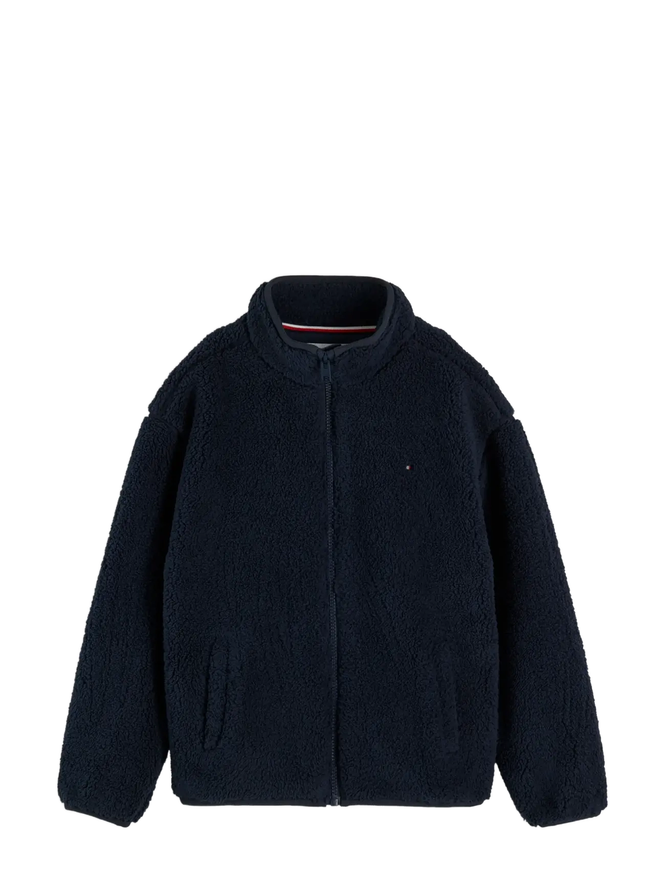 Tommy Hilfiger FLAG FULL ZIP SWEATSHIRT - Wintersport - DARK BLUE / navy