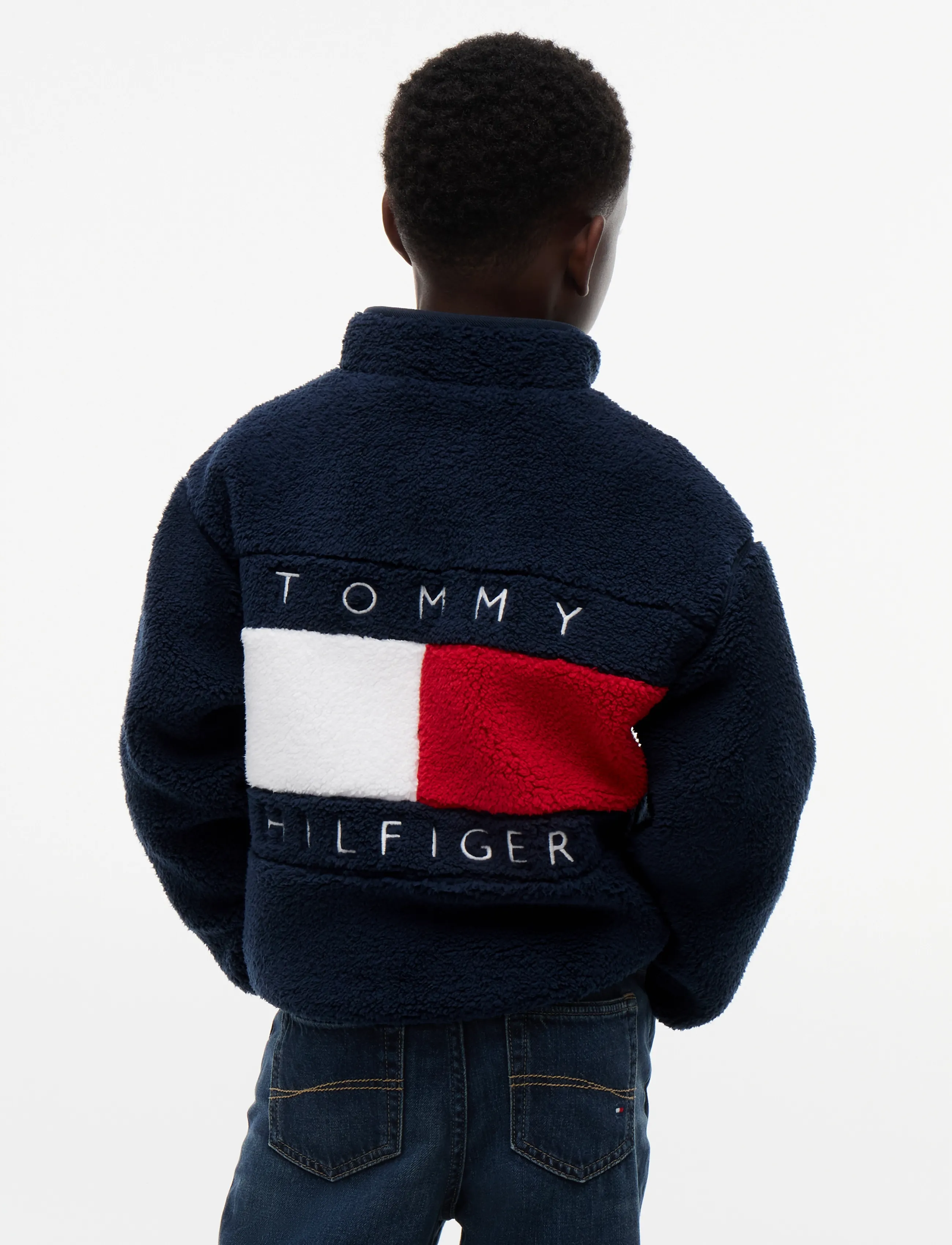 Tommy Hilfiger - FLAG FULL ZIP SWEATSHIRT - fleecejacken - dark blue - 2