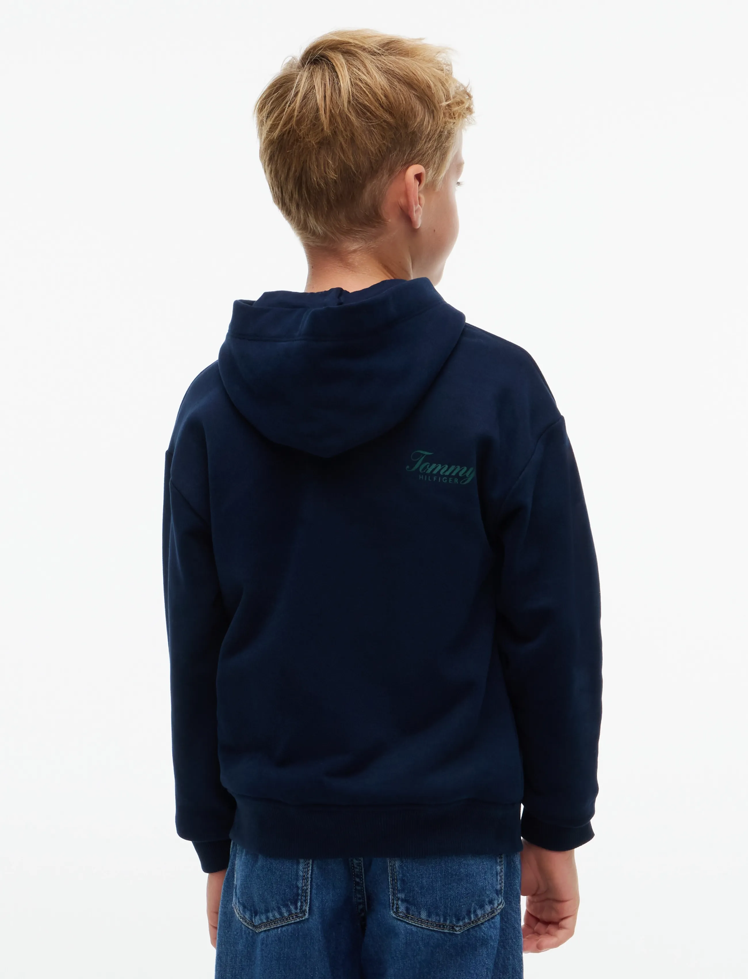 Tommy Hilfiger - FLAG GRAFITTI HOODIE - dark blue - 2