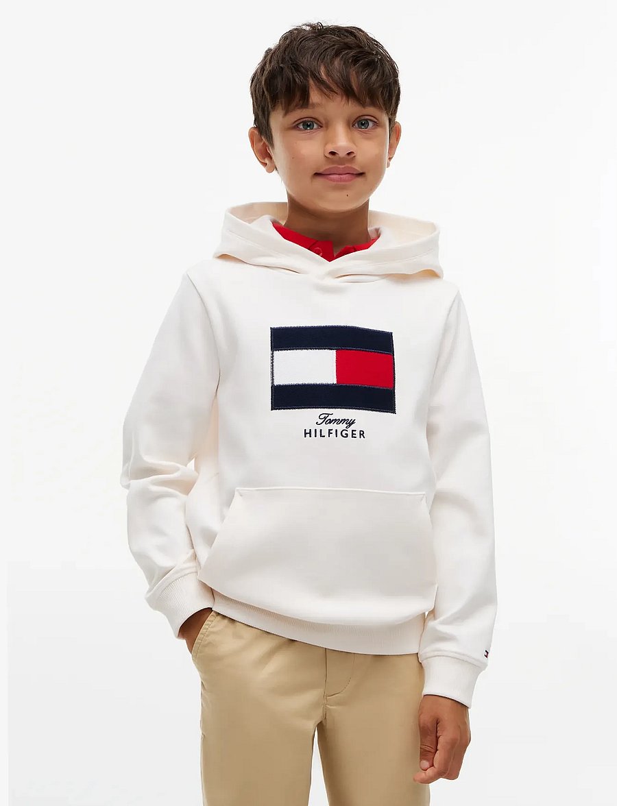 Tommy Hilfiger - HERITAGE HOODIE - hættetrøjer - off white - 0