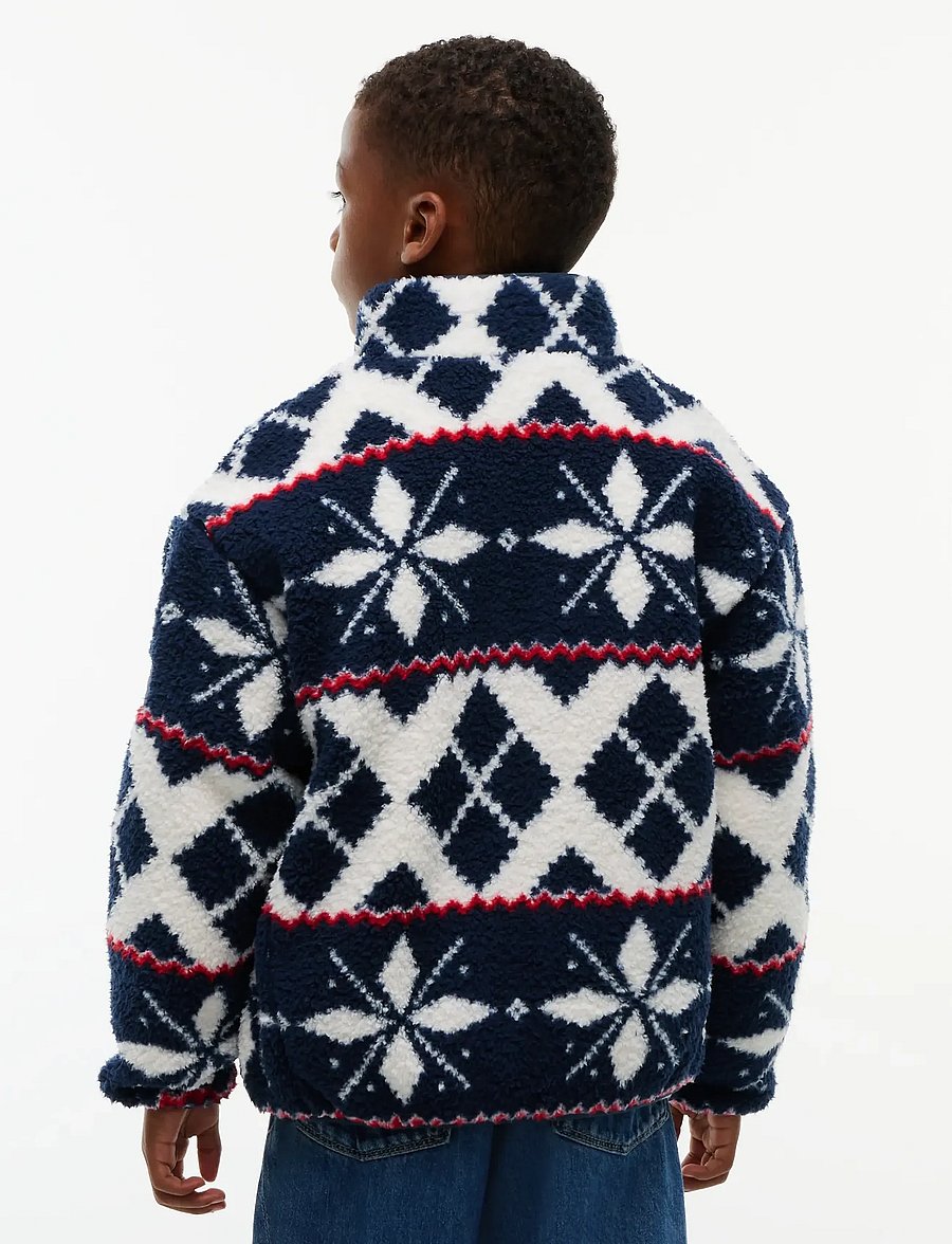 Tommy Hilfiger - FESTIVE POLAR JACKET - fleecejackor - off white - 2