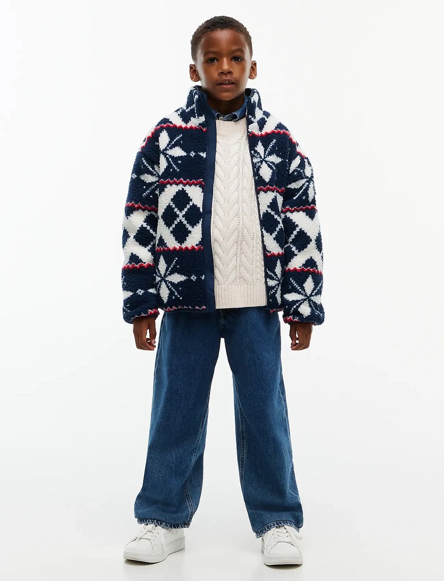 Tommy Hilfiger - FESTIVE POLAR JACKET - fleecejackor - off white - 4