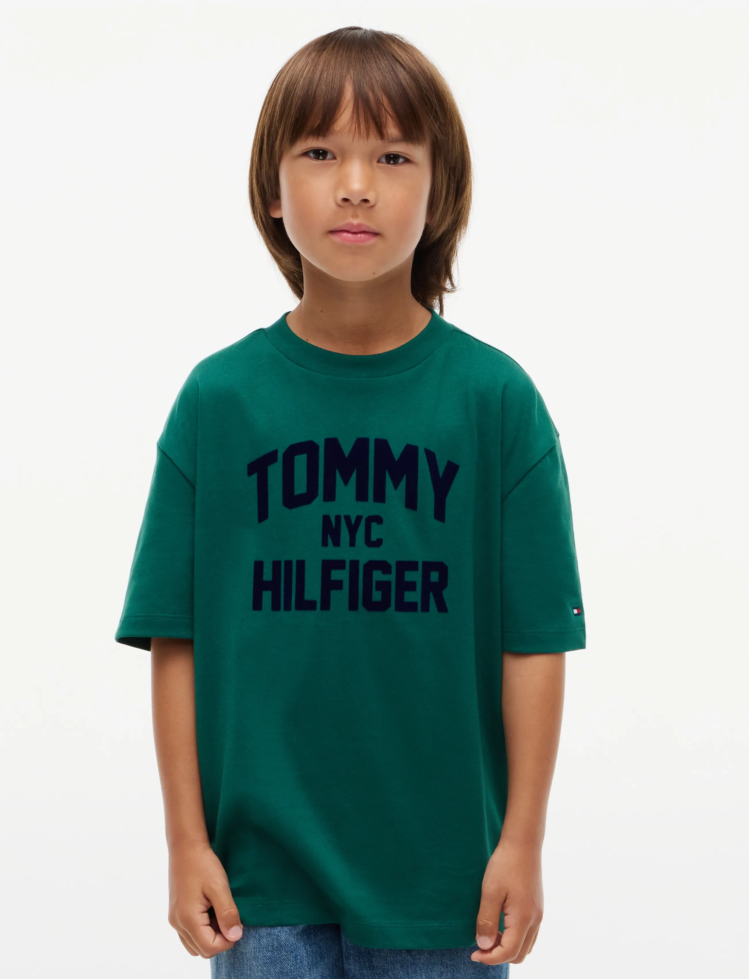 Tommy Hilfiger BRAND LOVE SS - Tommy Hilfiger - RURAL GREEN / green