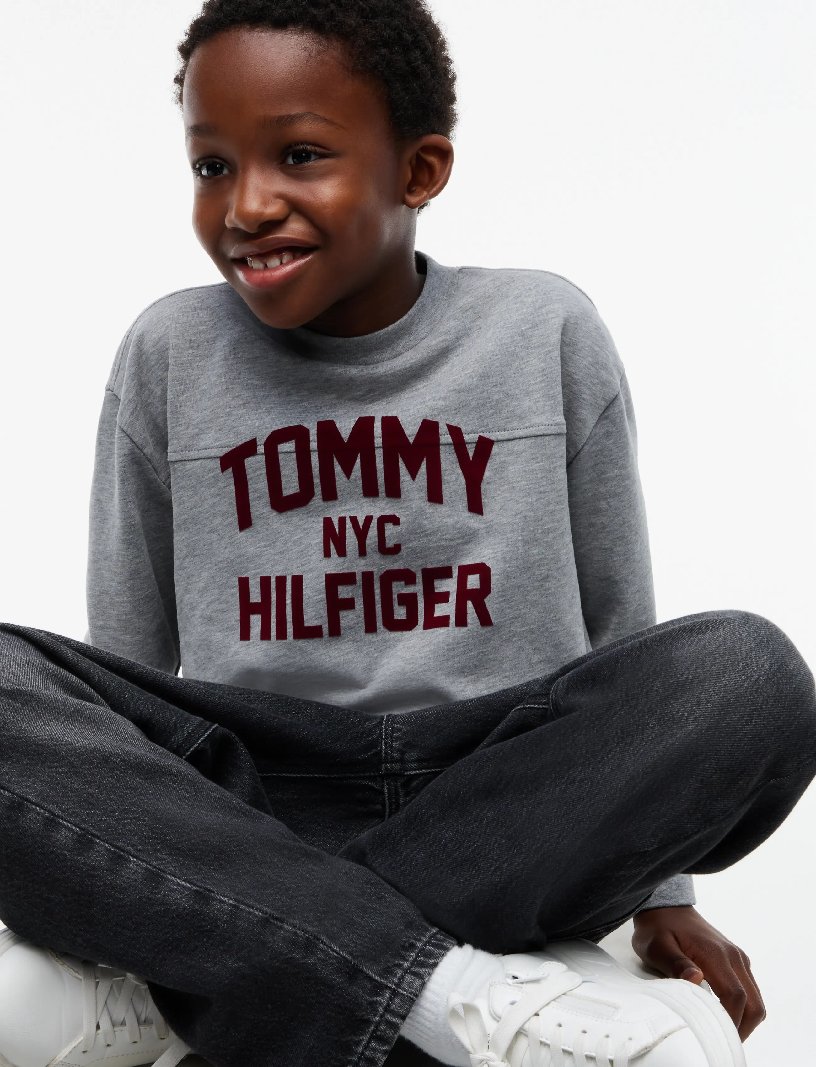 Tommy Hilfiger - BRAND LOVE LS - sweatshirts - medium grey heather - 3