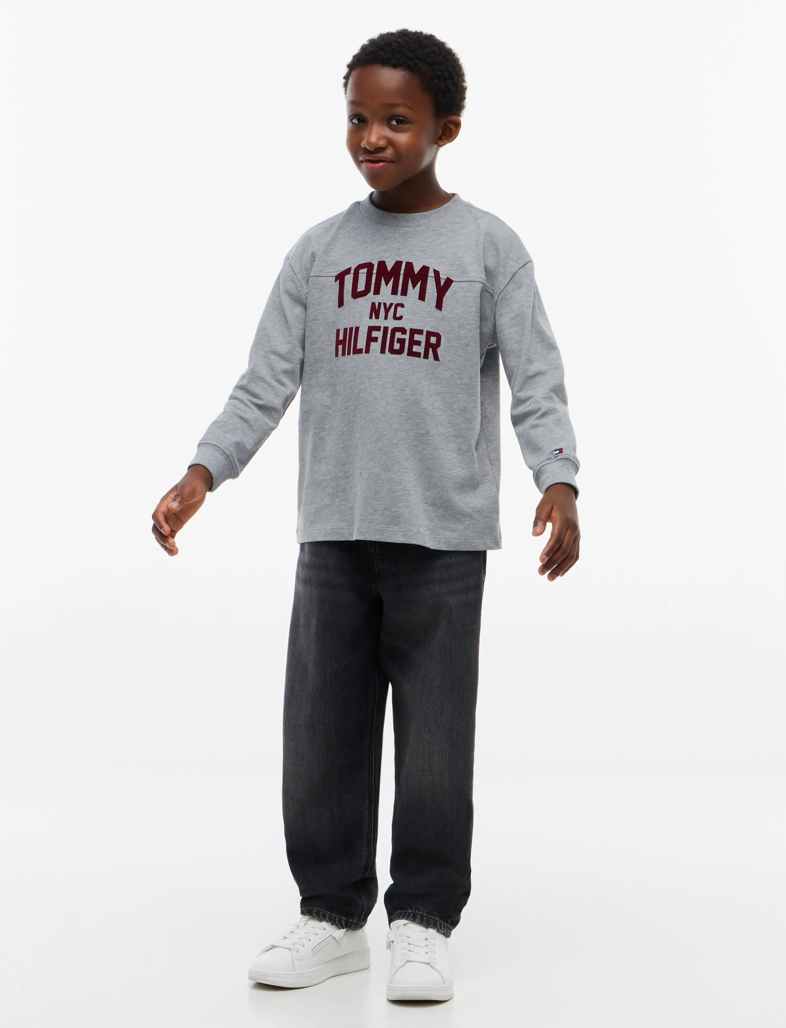 Tommy Hilfiger - BRAND LOVE LS - sweatshirts - medium grey heather - 4