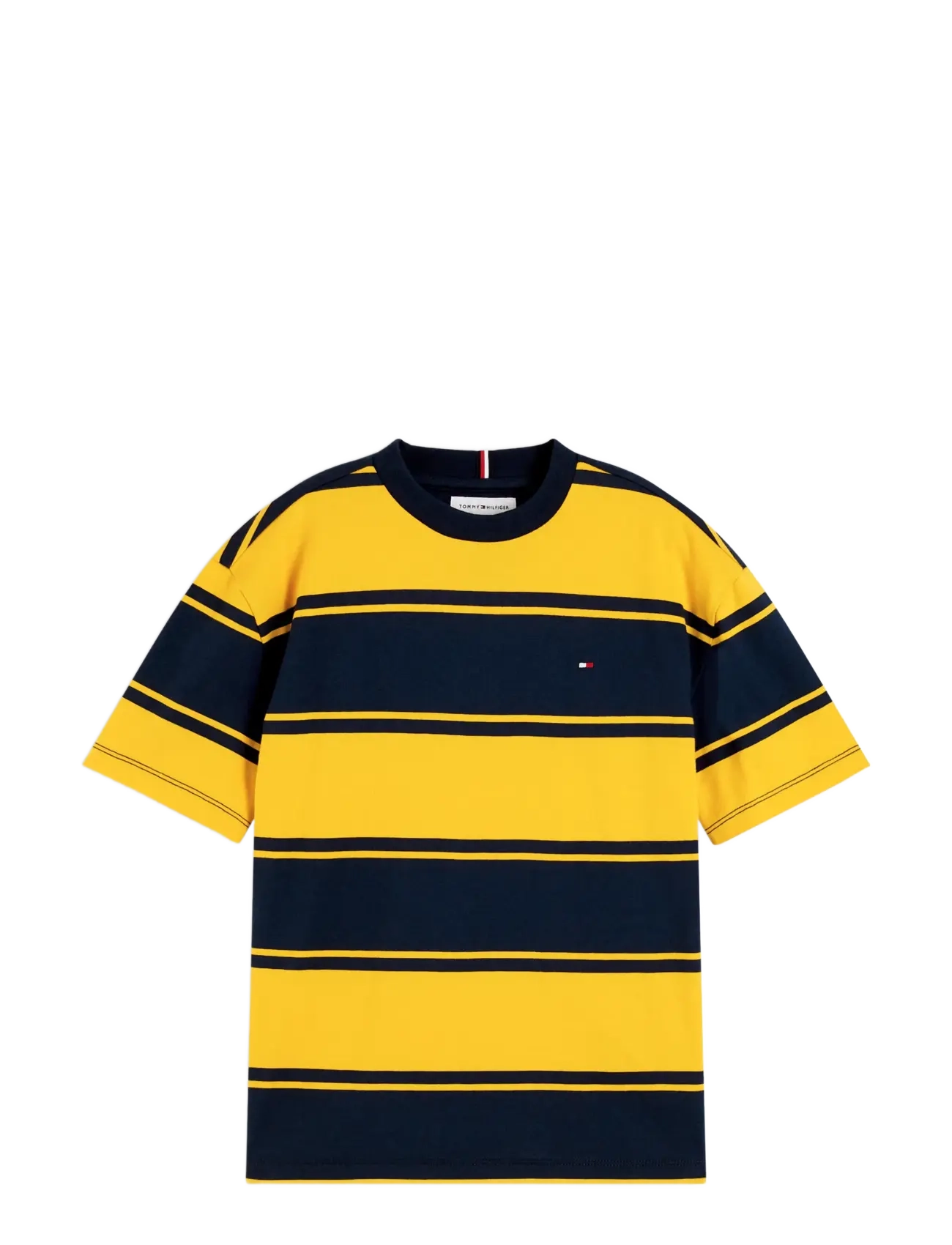 Tommy Hilfiger ESSENTIAL STRIPE TEE SS - Kinder 98-134 - COUNTRYSIDE YELLOW / yellow