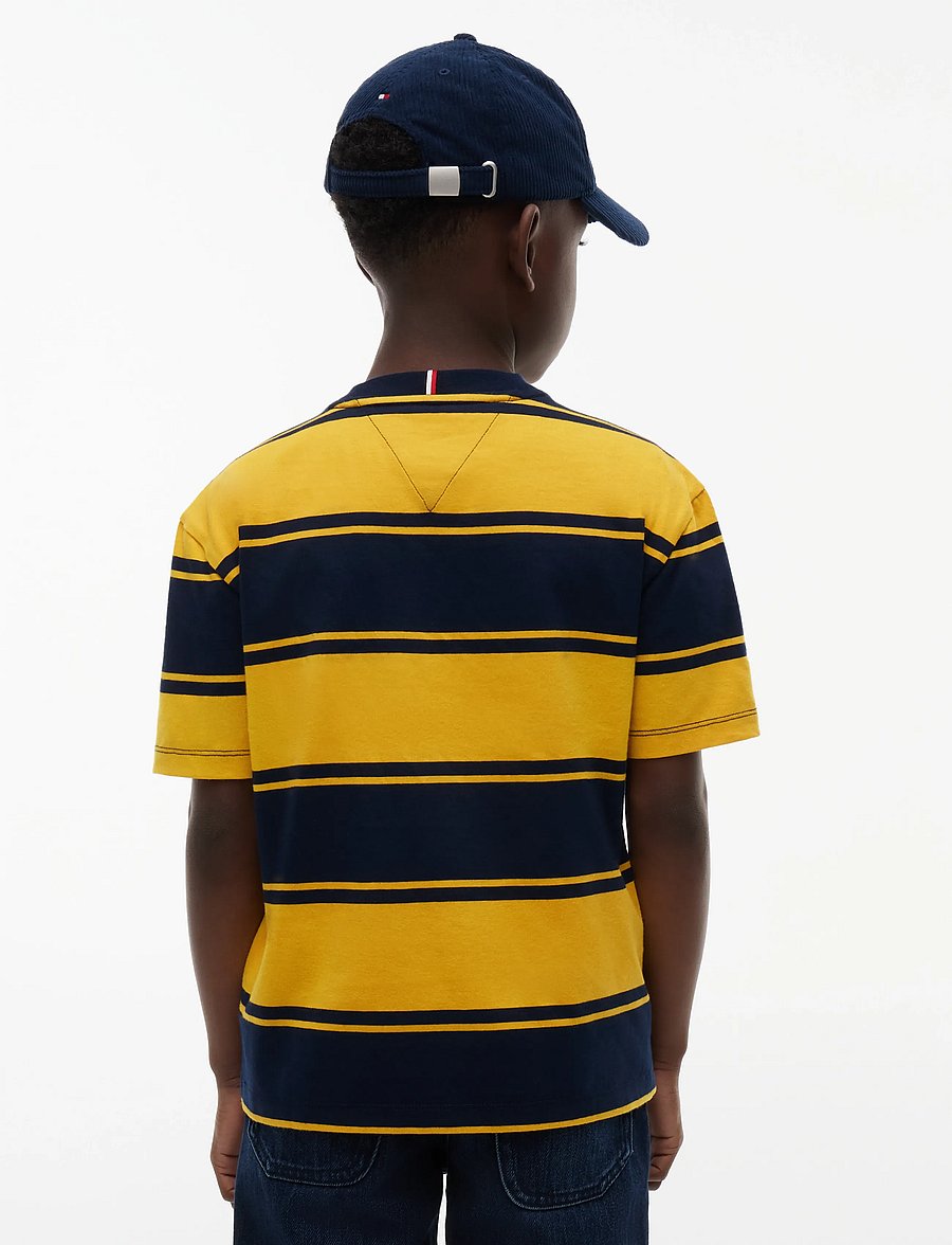 Tommy Hilfiger - ESSENTIAL STRIPE TEE SS - kurzärmelige - countryside yellow - 2