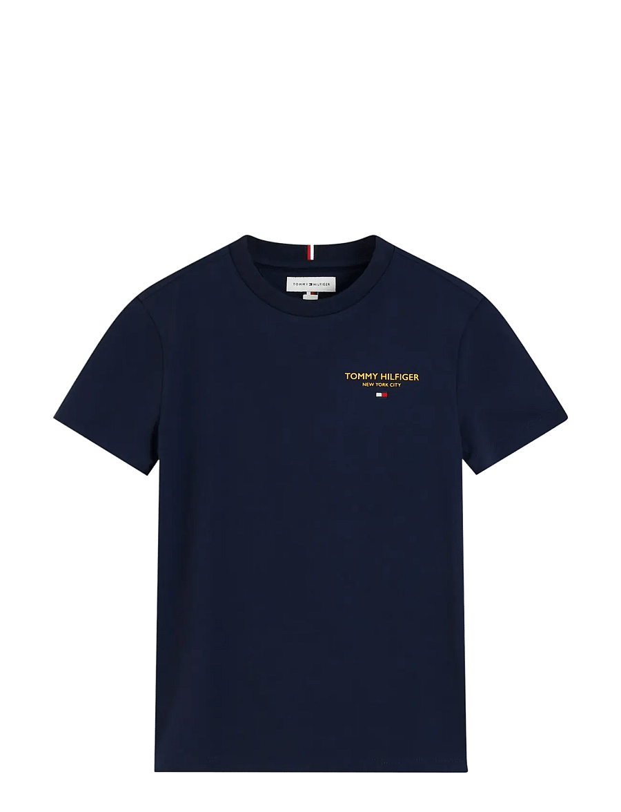 Tommy Hilfiger - ESSENTIAL LOGO TEE SS - lühikeste varrukatega t-särgid - dark blue - 1