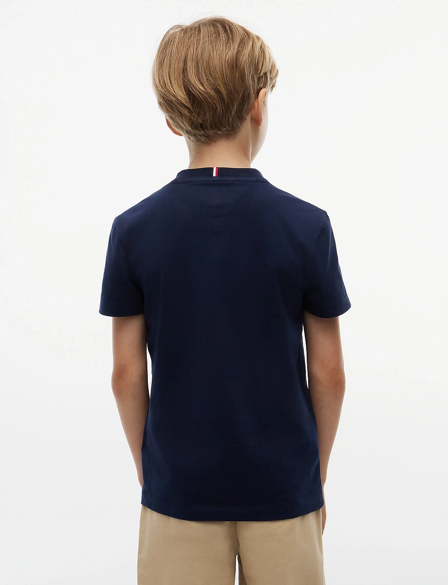 Tommy Hilfiger - ESSENTIAL LOGO TEE SS - lühikeste varrukatega t-särgid - dark blue - 2