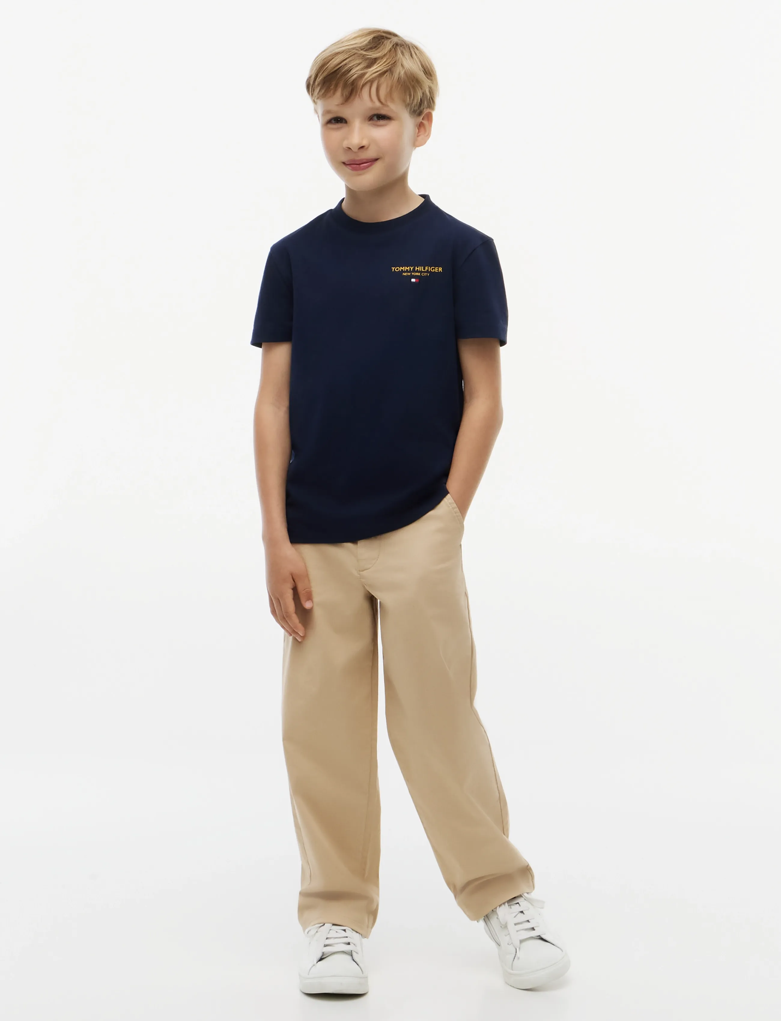 Tommy Hilfiger - ESSENTIAL LOGO TEE SS - dark blue - 4