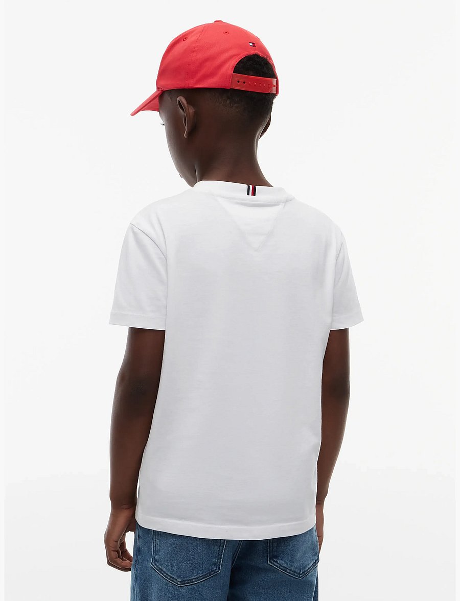 Tommy Hilfiger - ESSENTIAL LOGO TEE SS - kurzärmelige - white - 2