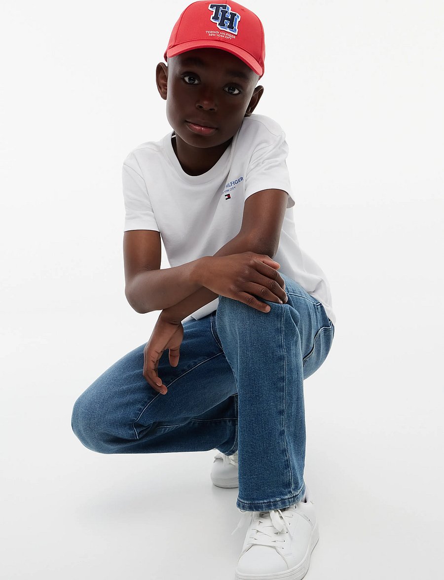 Tommy Hilfiger - ESSENTIAL LOGO TEE SS - kurzärmelige - white - 3
