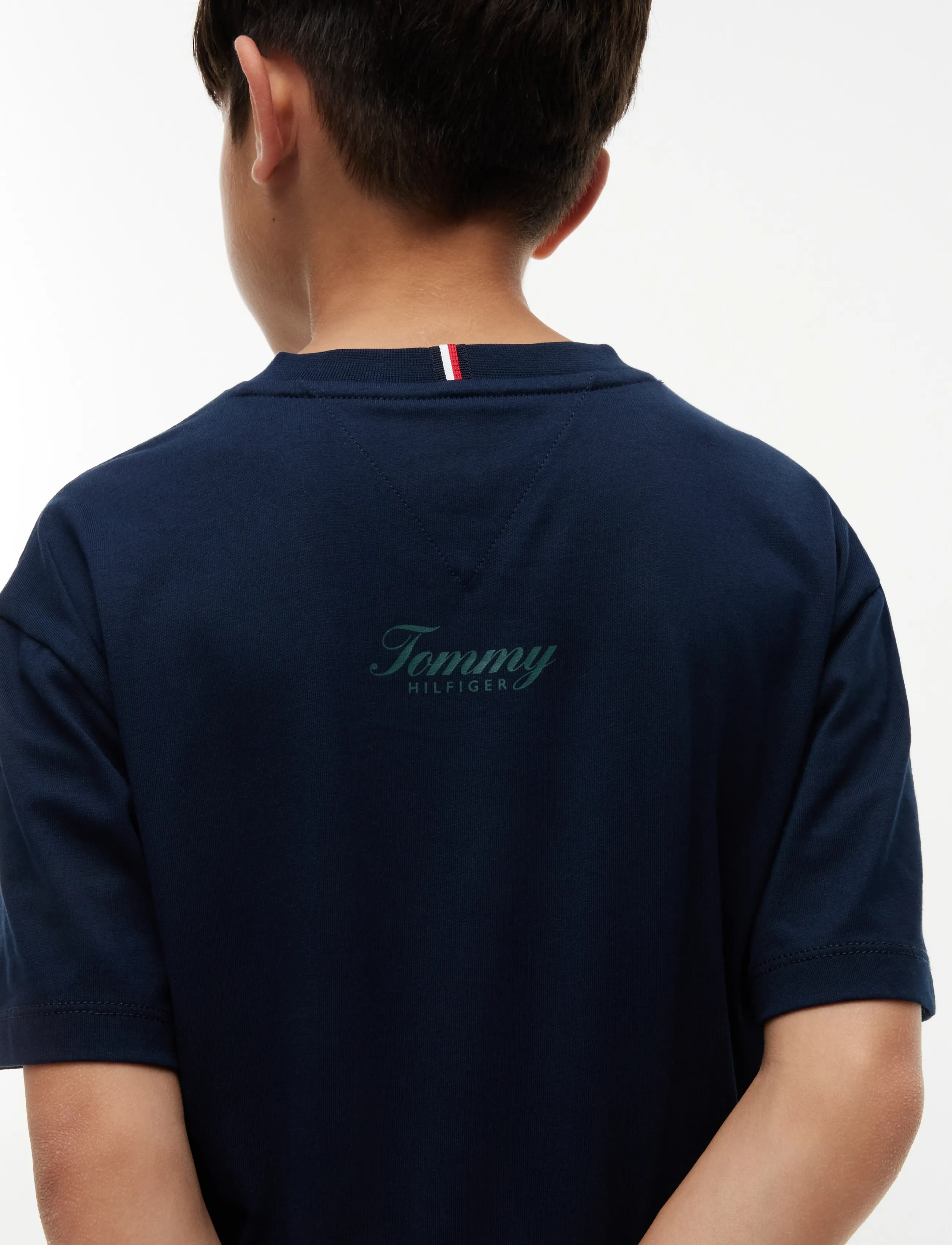 Tommy Hilfiger - FLAG GRAFITTI TEE SS - dark blue - 3