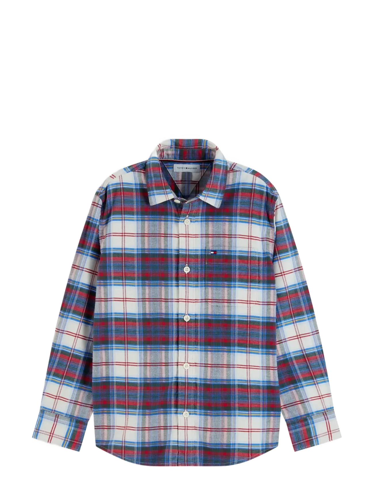 Tommy Hilfiger CHECK SHIRT - Viršutinės dalies drabužiai - BLUE CHECK / blue
