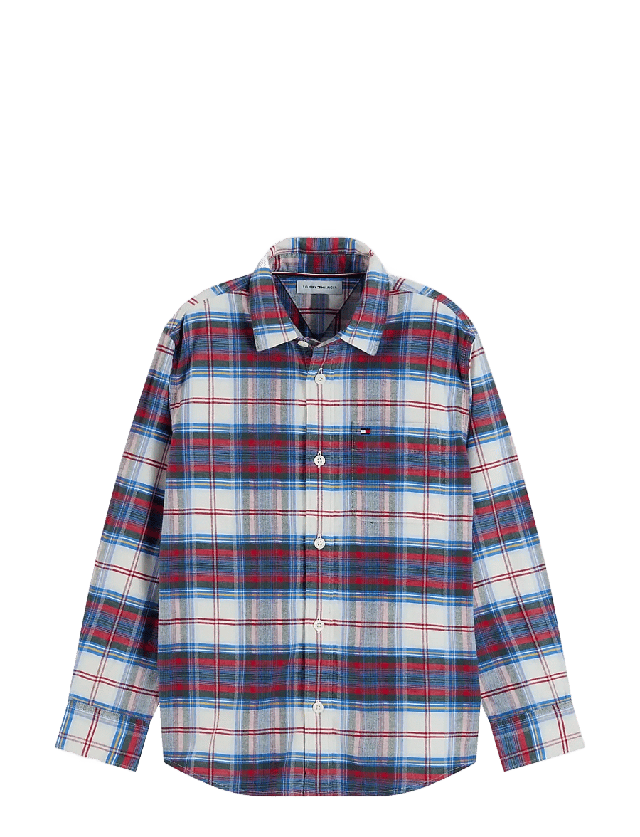 Tommy Hilfiger - CHECK SHIRT - langärmlige hemden - blue check - 1
