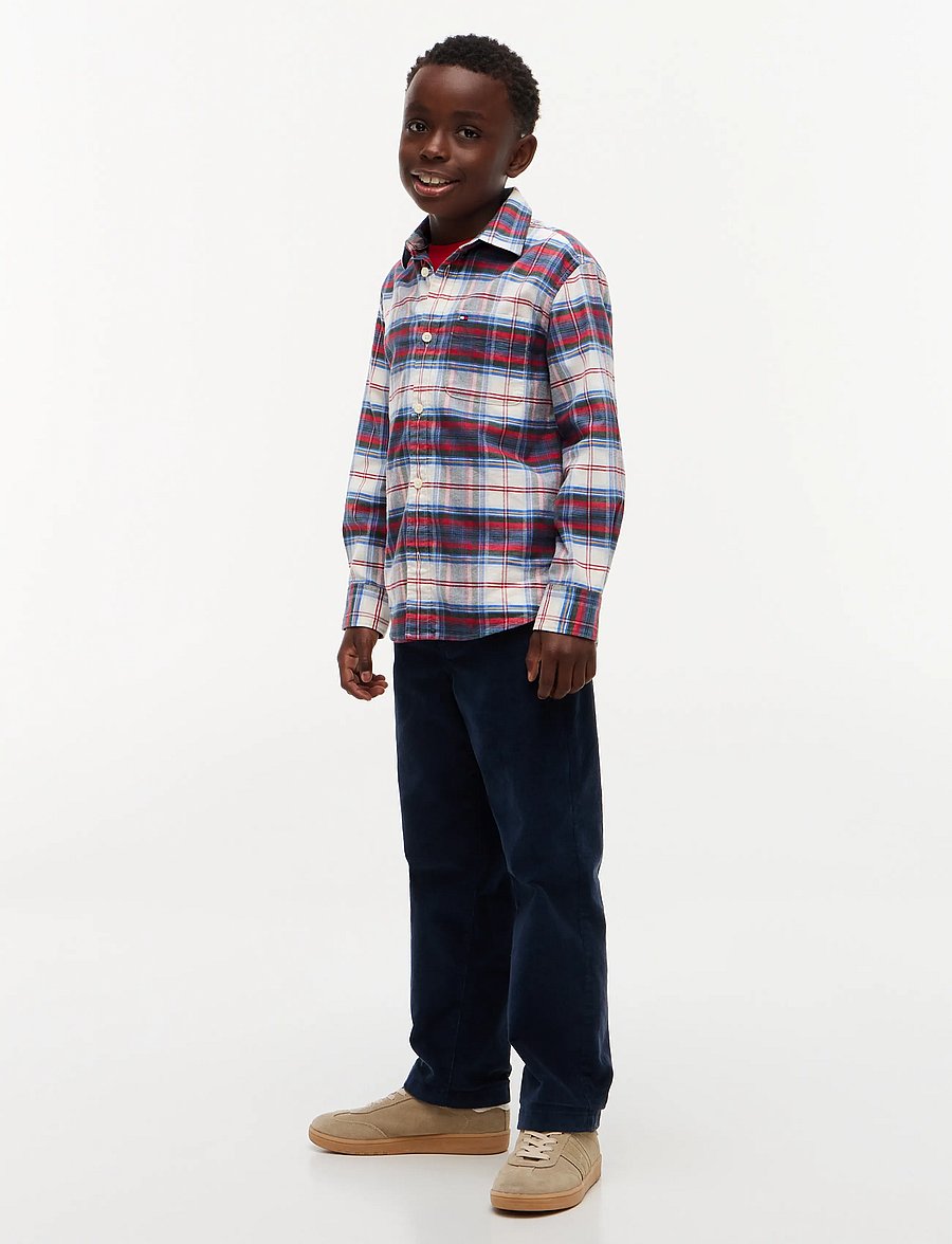 Tommy Hilfiger - CHECK SHIRT - langärmlige hemden - blue check - 4