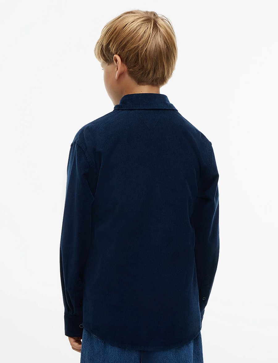 Tommy Hilfiger - CORD SHIRT - langärmlige hemden - dark blue - 2