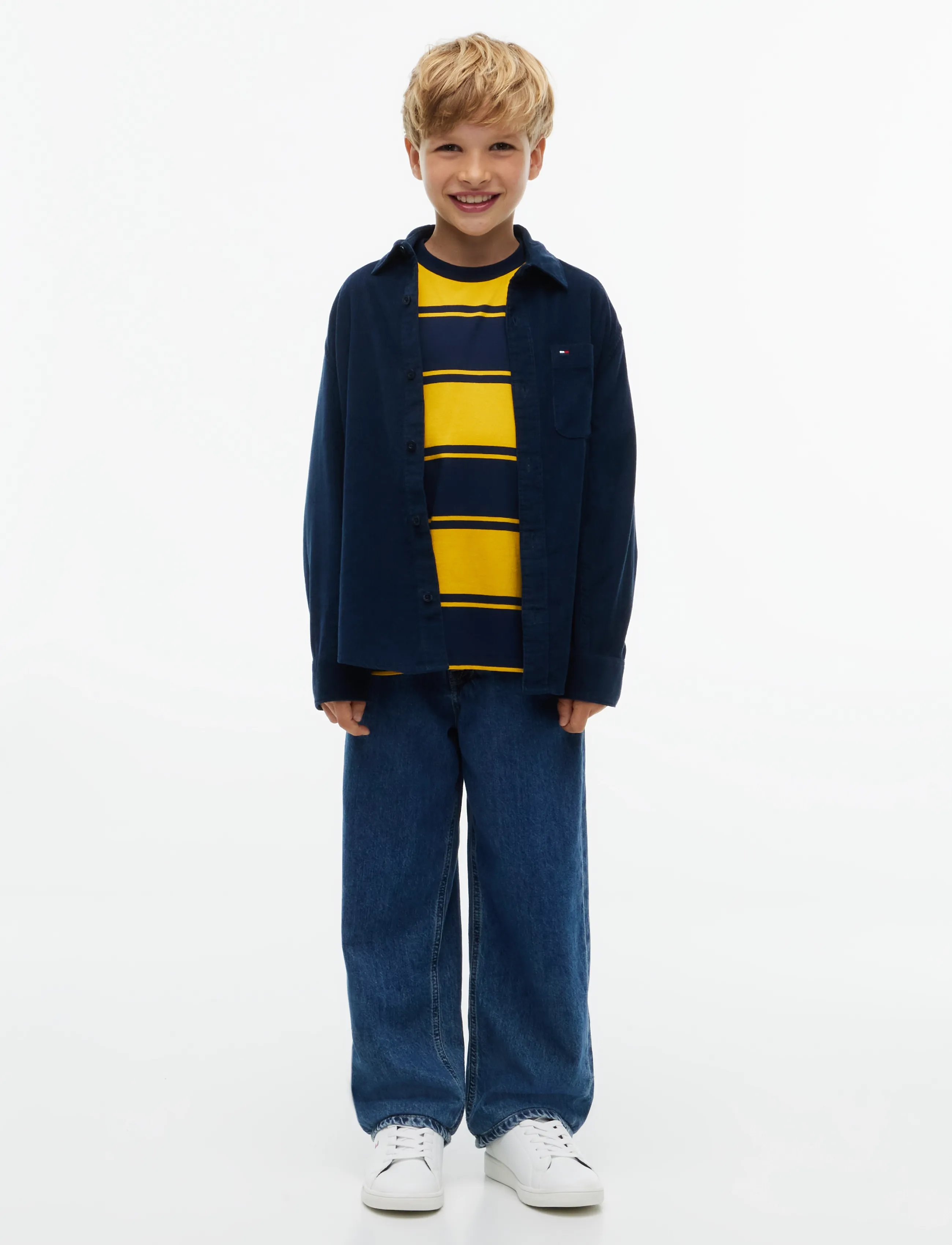 Tommy Hilfiger - CORD SHIRT - dark blue - 4