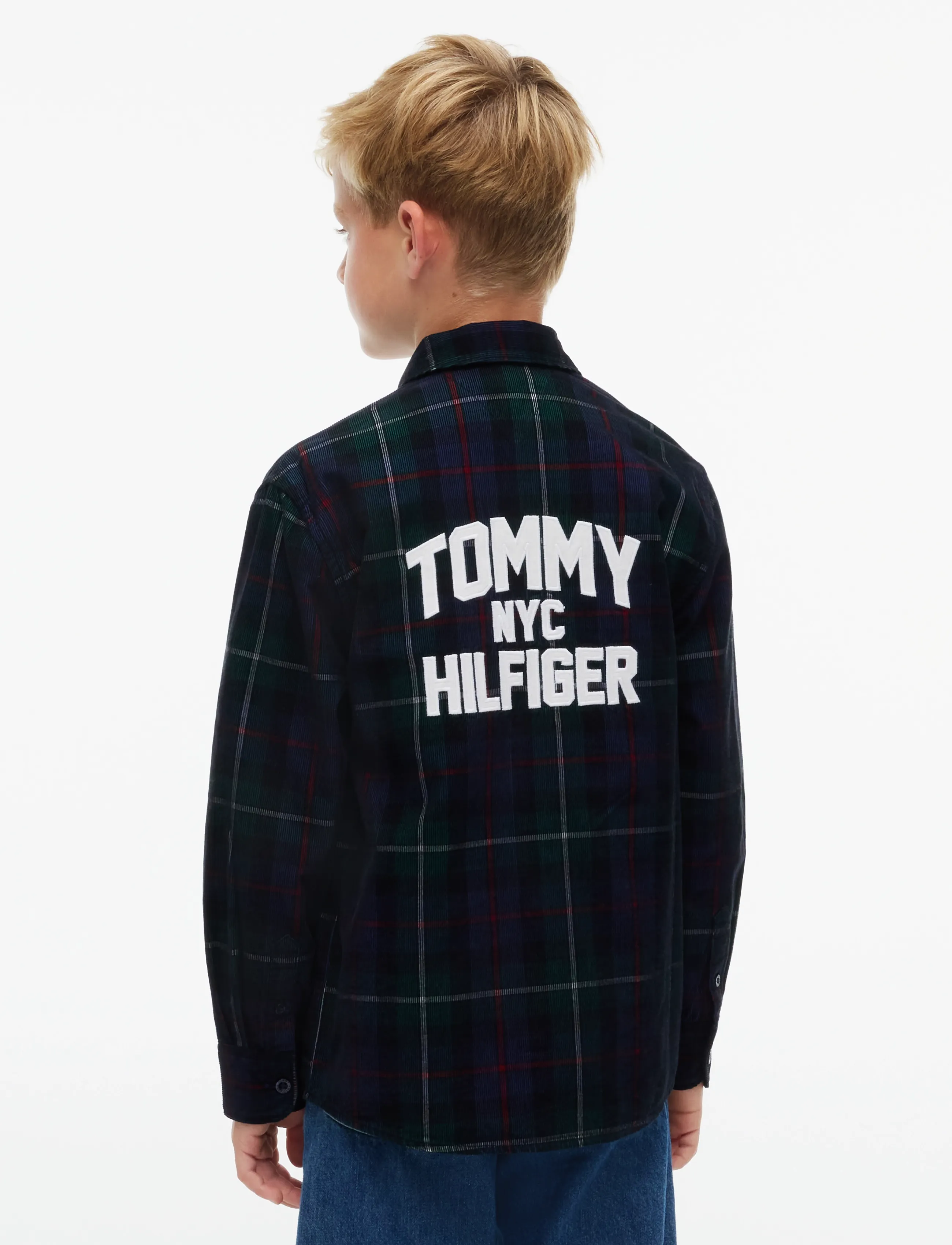 Tommy Hilfiger - CORDUROY CHECK GRAPHIC SHIRT - green check - 2