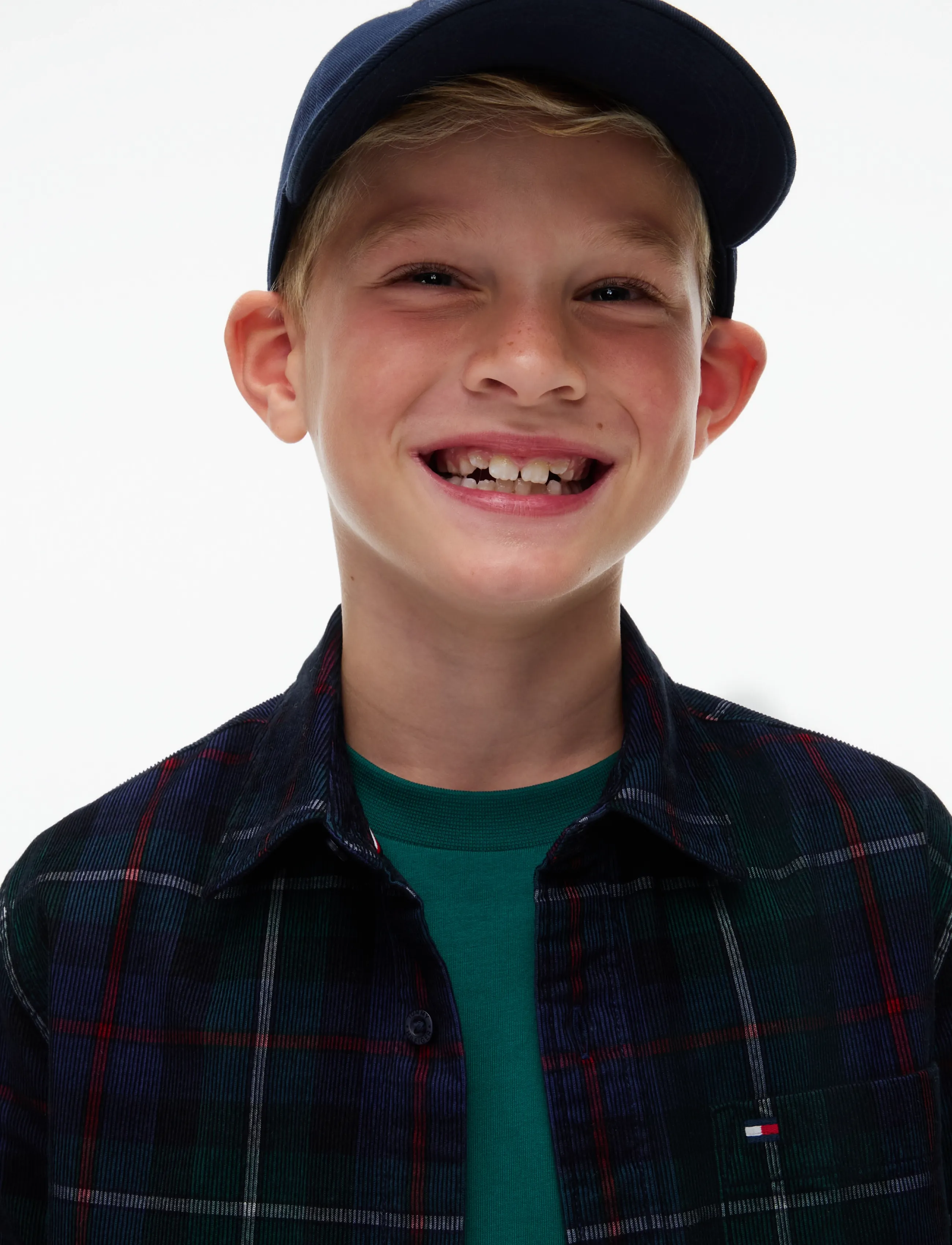 Tommy Hilfiger - CORDUROY CHECK GRAPHIC SHIRT - green check - 3