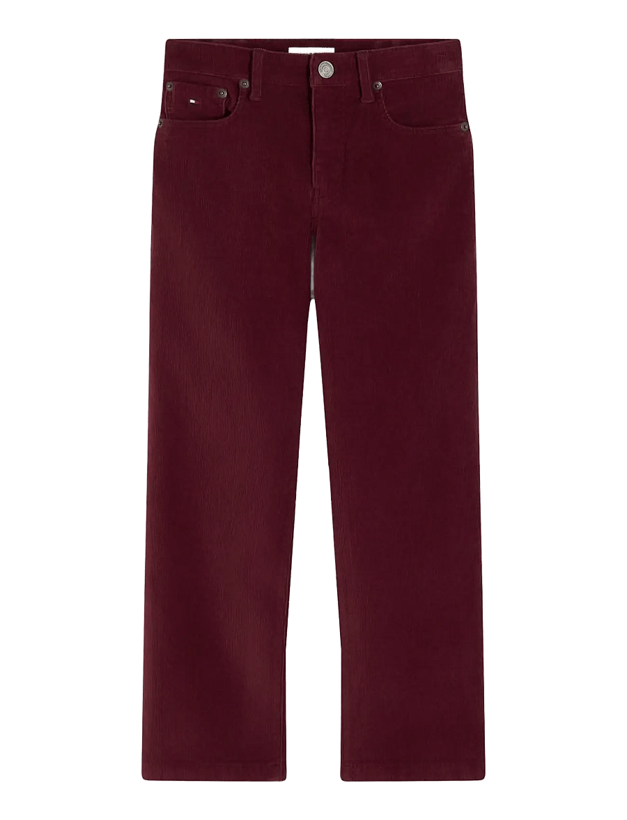 Tommy Hilfiger - RELAXED FIT CORD PANT - byxor - burgundy - 1