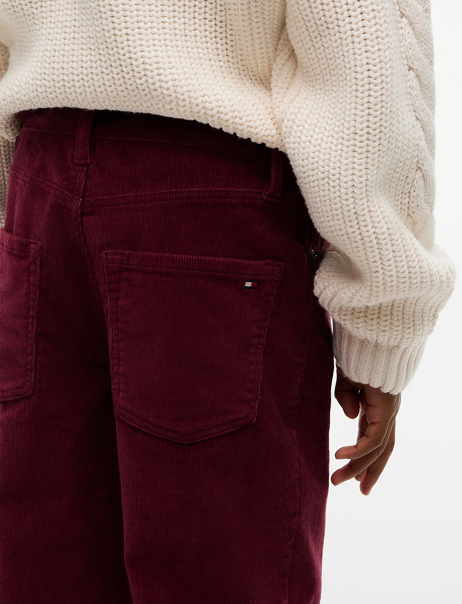 Tommy Hilfiger - RELAXED FIT CORD PANT - byxor - burgundy - 4